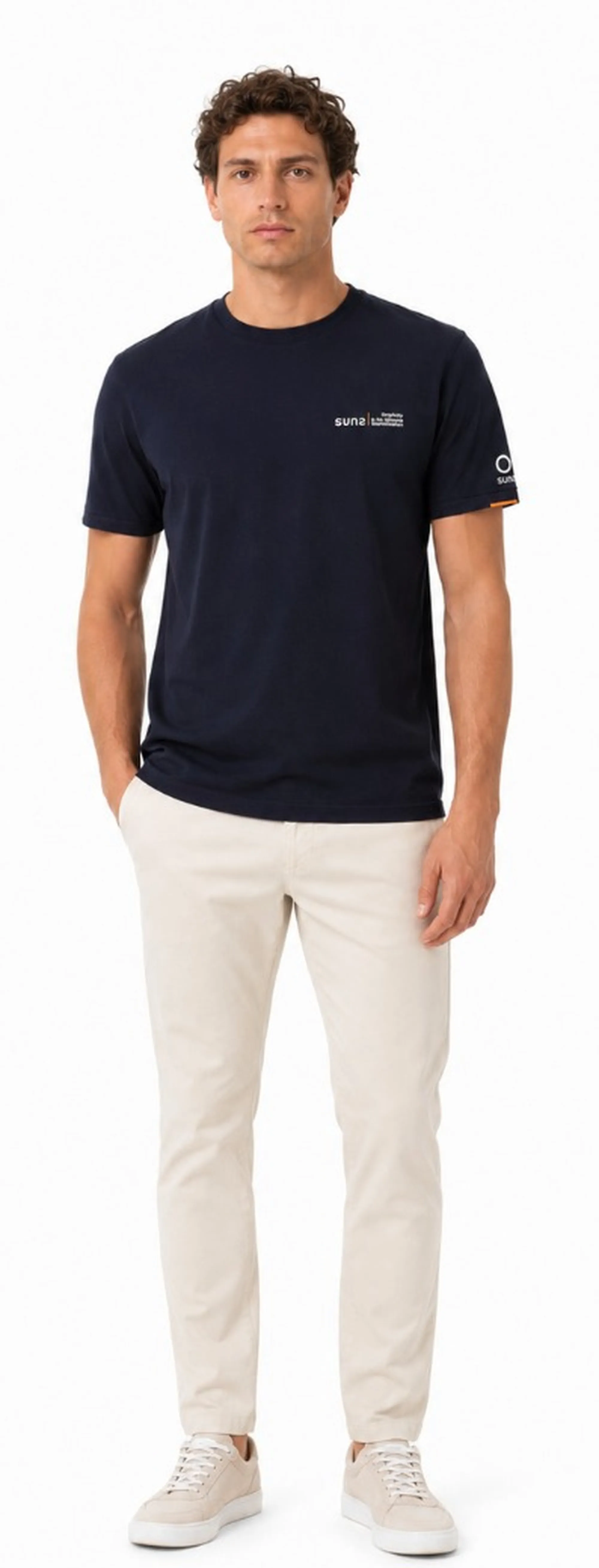 Suns T-Shirt Paolo Ribtag Blu Tss51001U 185031