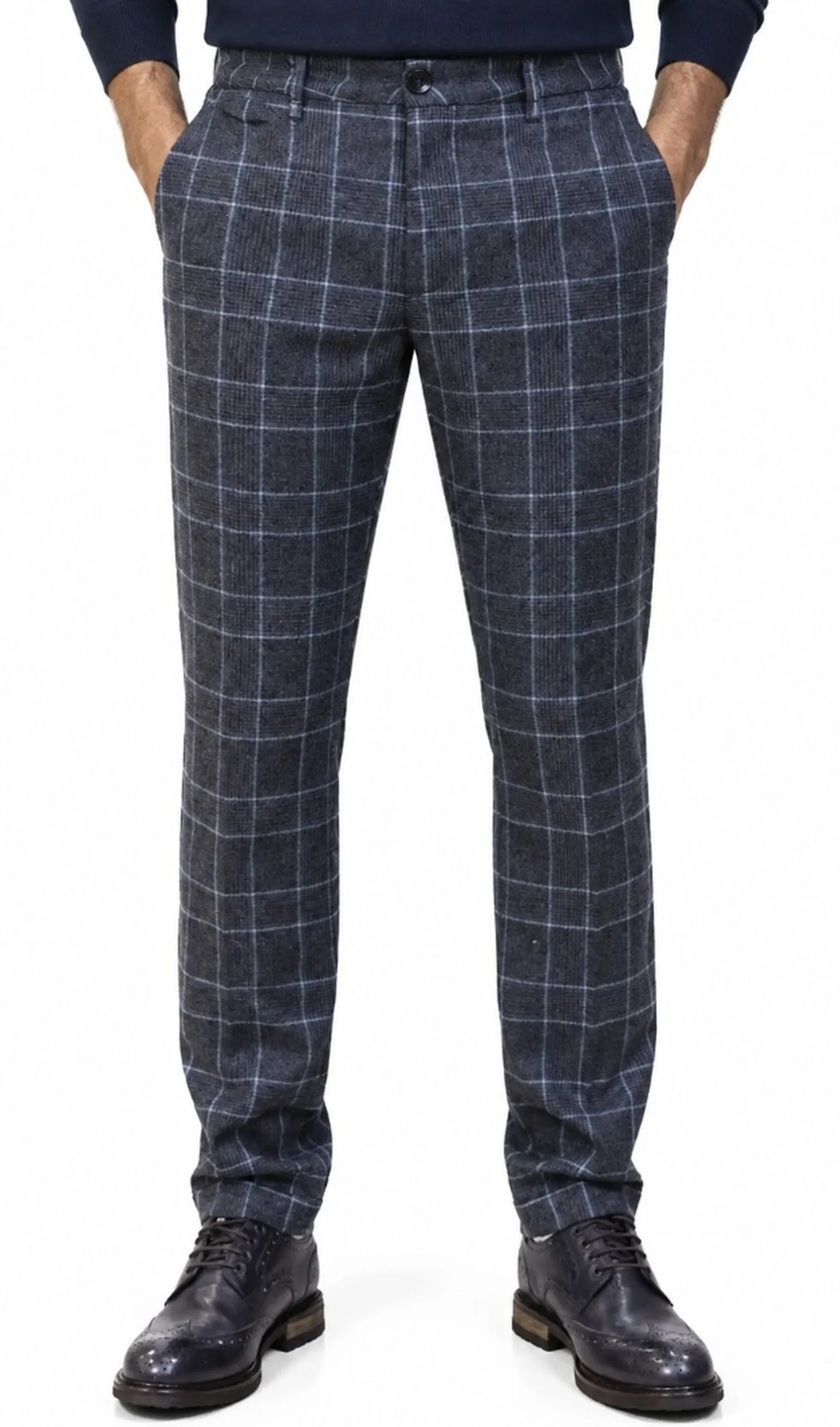 Teleria Zed Pantalone Grigio Edward Vbg 189647