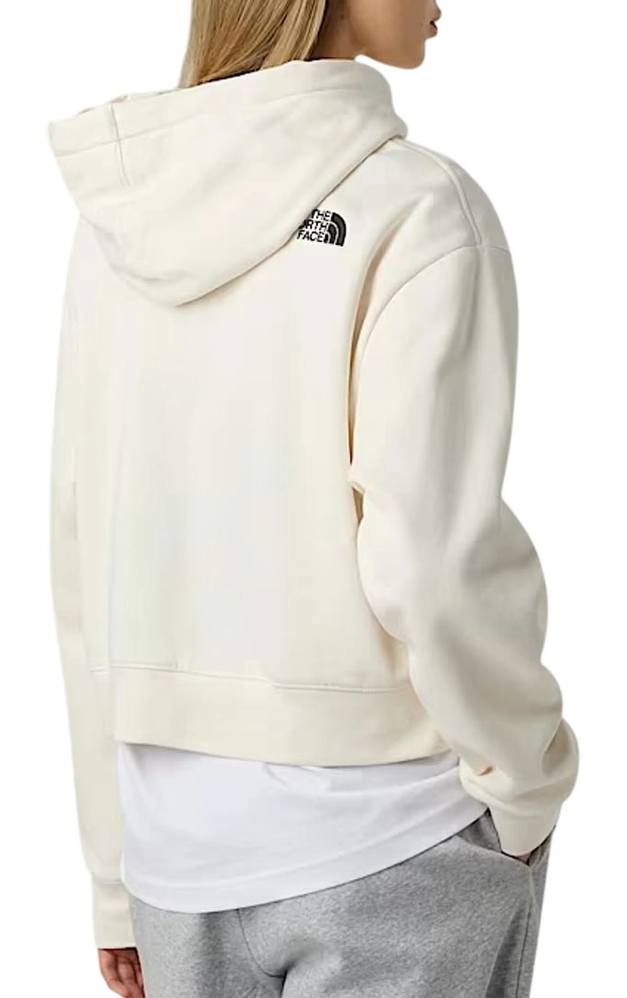 The North Face Felpa Essential Bianco Sporco Nf0A89Ex 168689