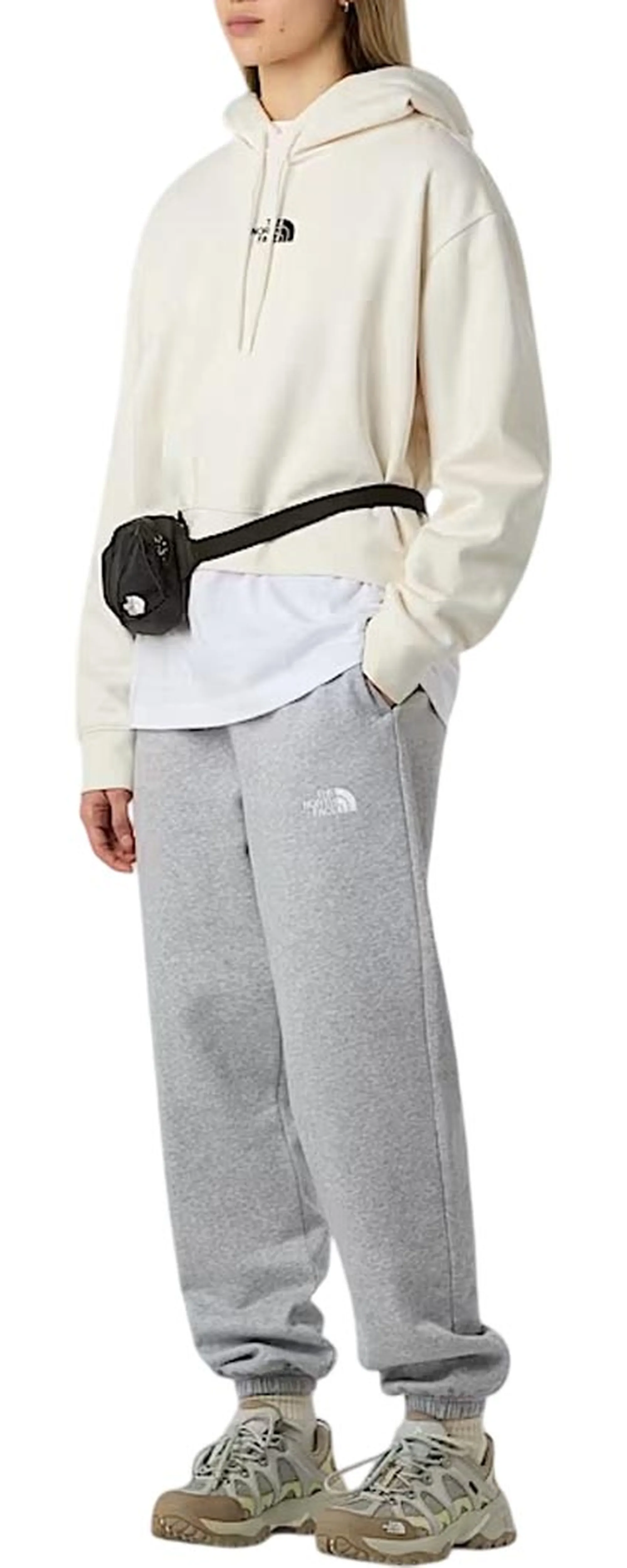 The North Face Felpa Essential Bianco Sporco Nf0A89Ex 168690