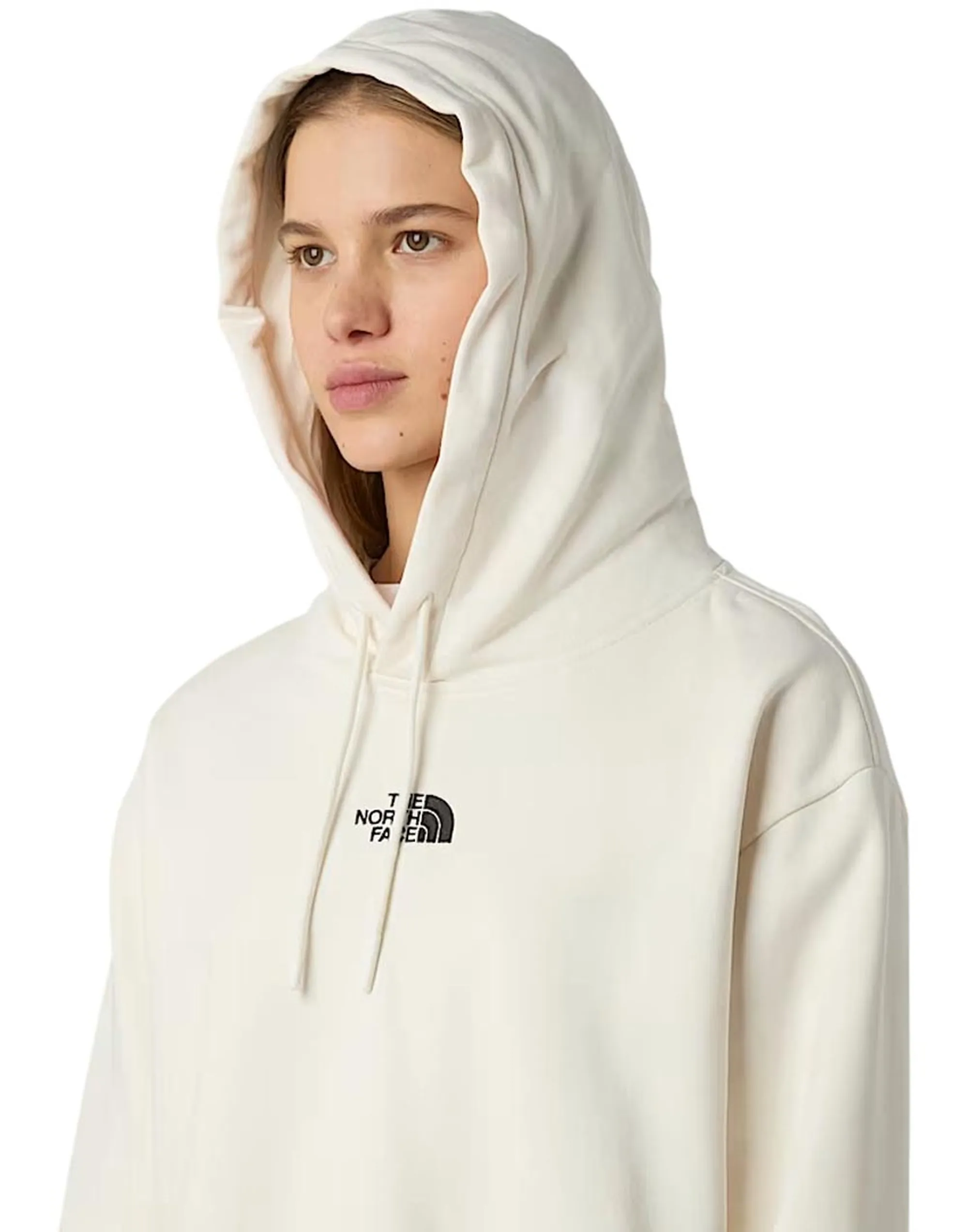 The North Face Felpa Essential Bianco Sporco Nf0A89Ex 168691