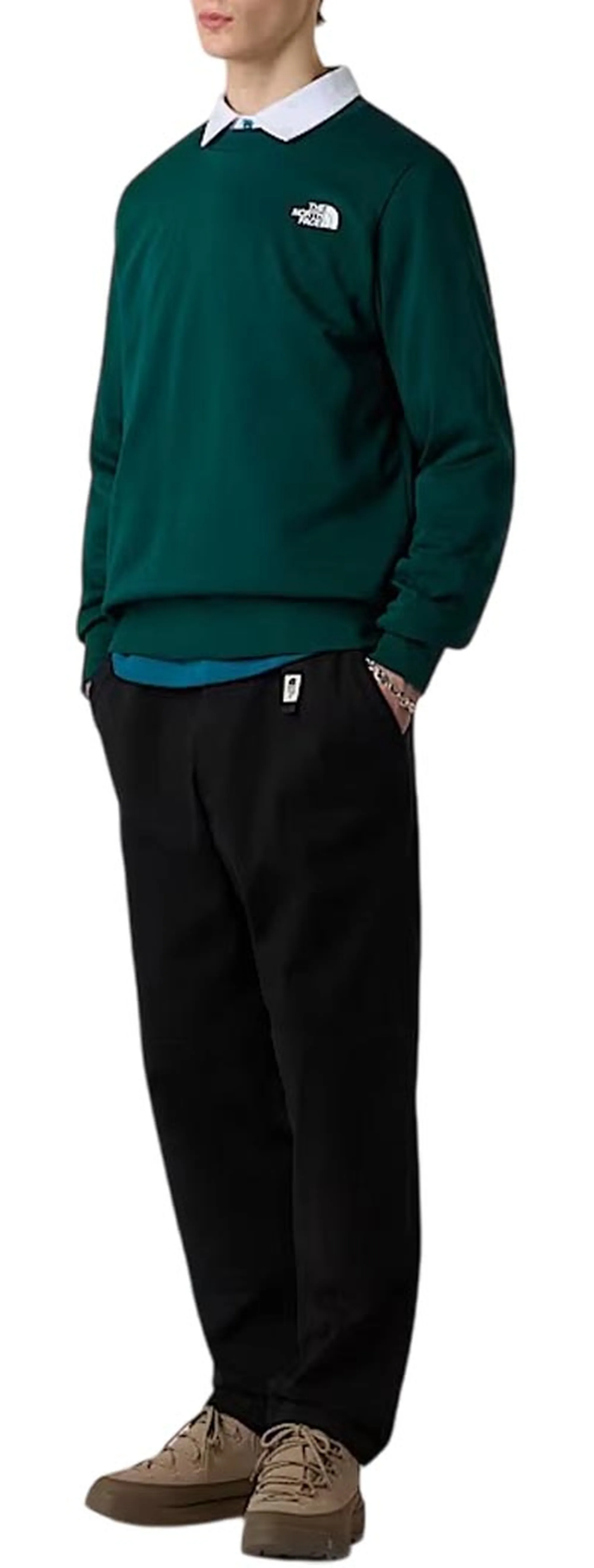 The North Face B'Simple Dome Sweatshirt' Green Nf0A89Fb 168740