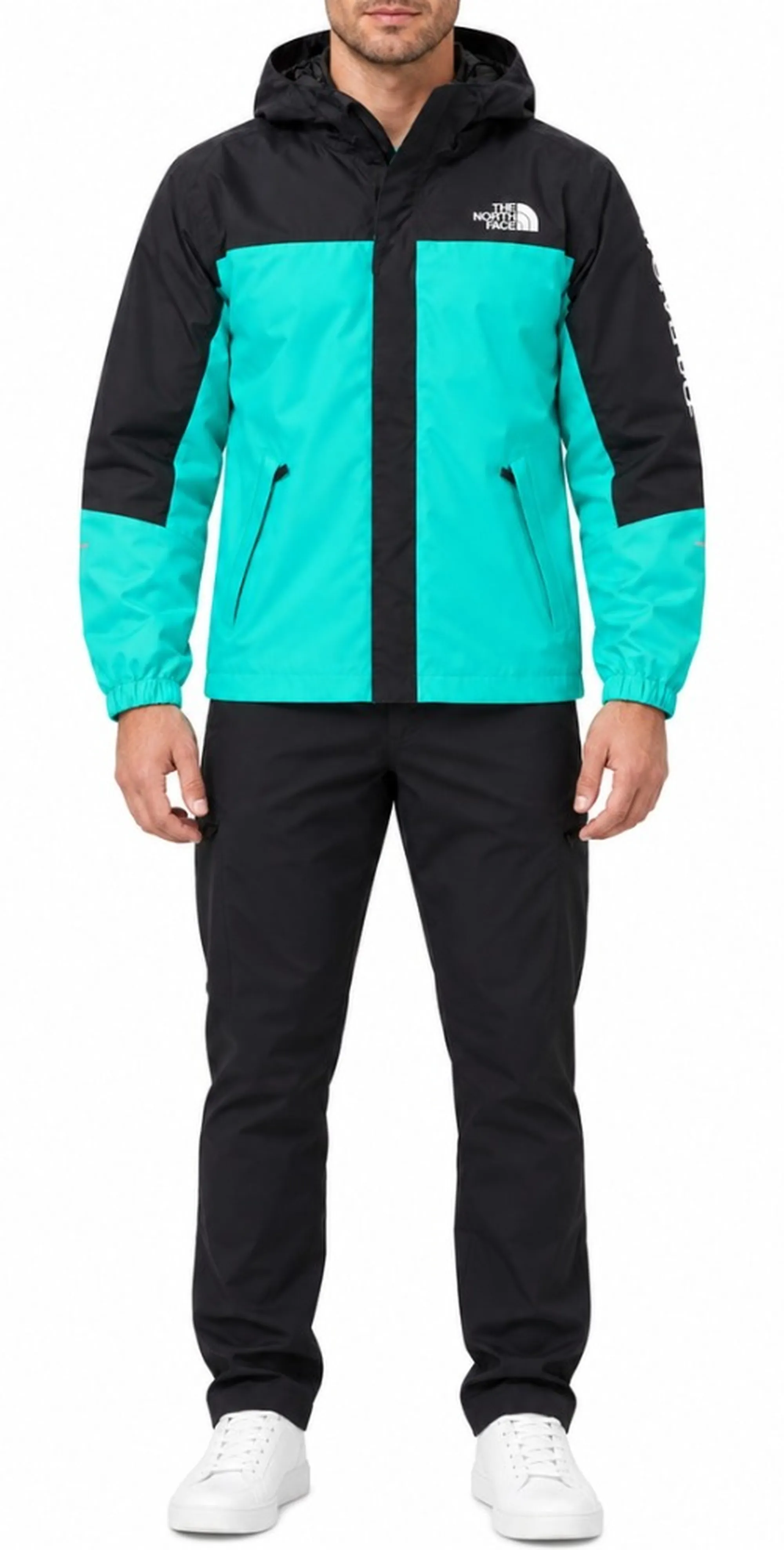 The North Face B'Jacket With Order-Block Design' Light Blu Nf0A8A48Pin1 199266