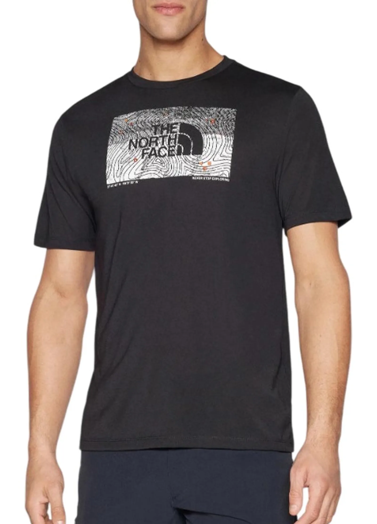 The North Face T-Shirt Foundation Abstract Nero Nf0A8Bqv 151267