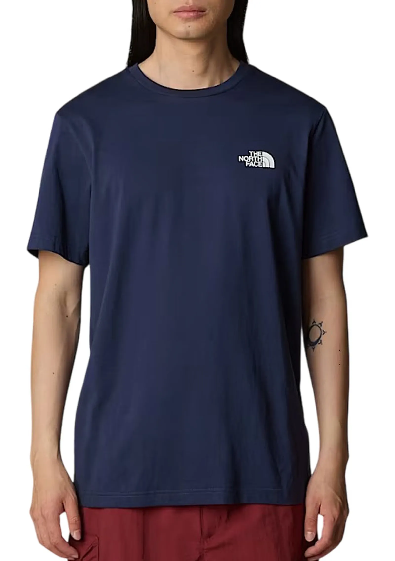 The North Face T-Shirt Simple Blu Scuro Nf0A87Ng 149770