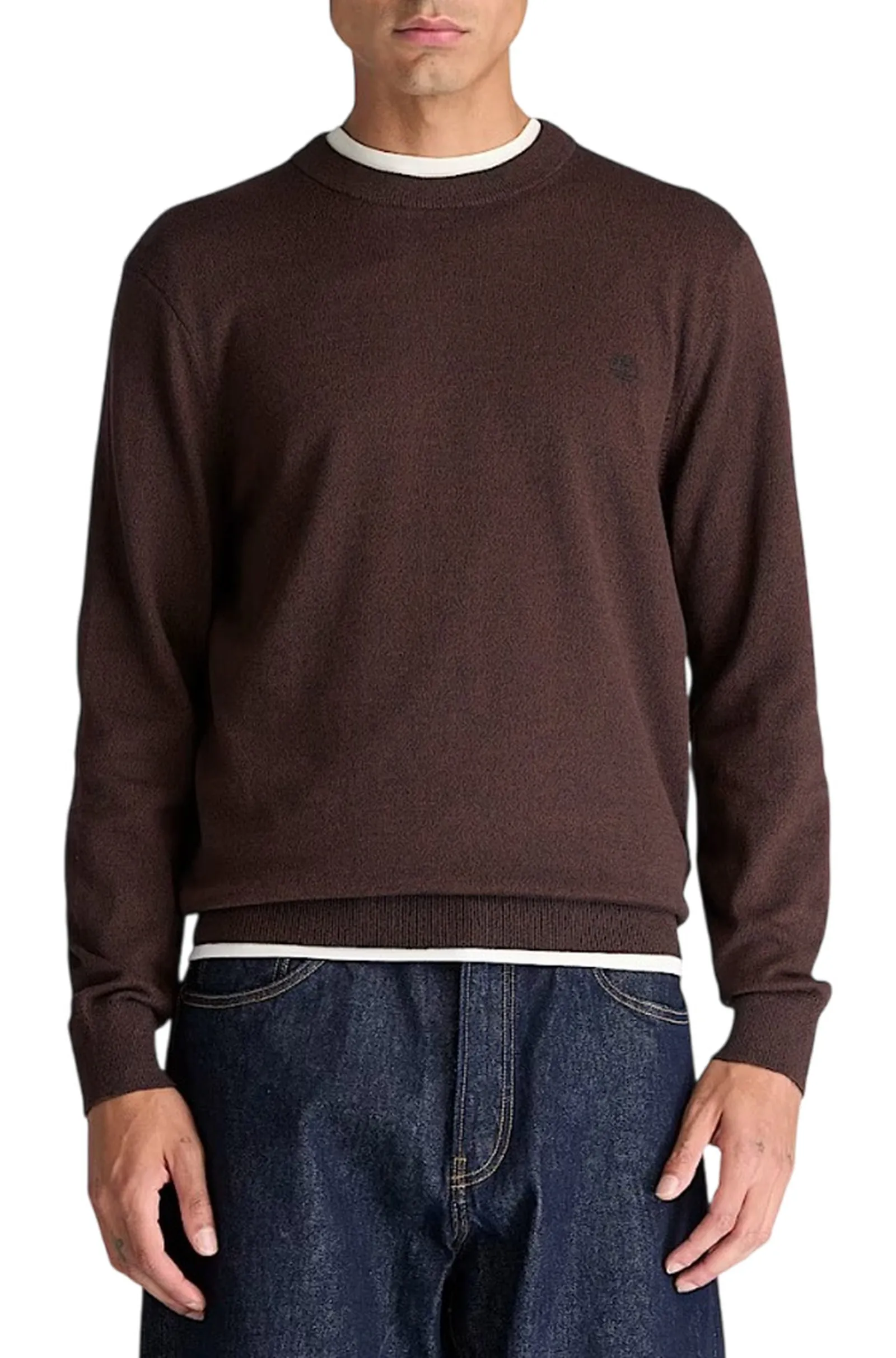 Timberland Maglia In Cotone Williams River Marrone Tbc0Yhazc36 193942