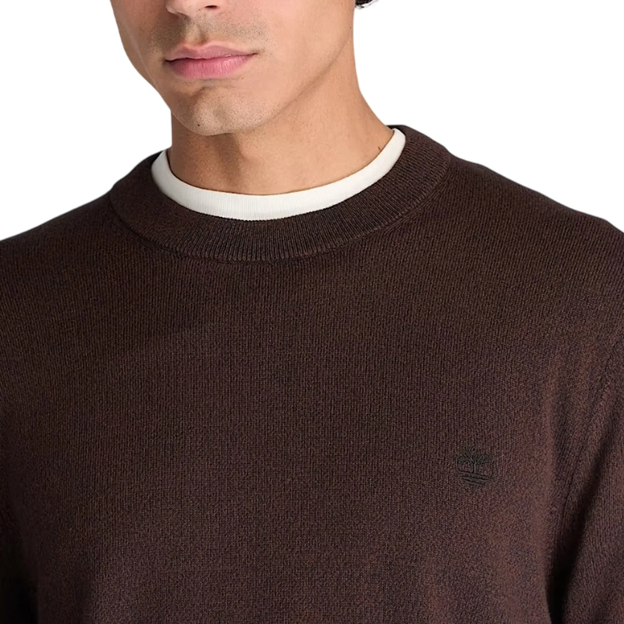 Timberland Maglia In Cotone Williams River Marrone Tbc0Yhazc36 193945