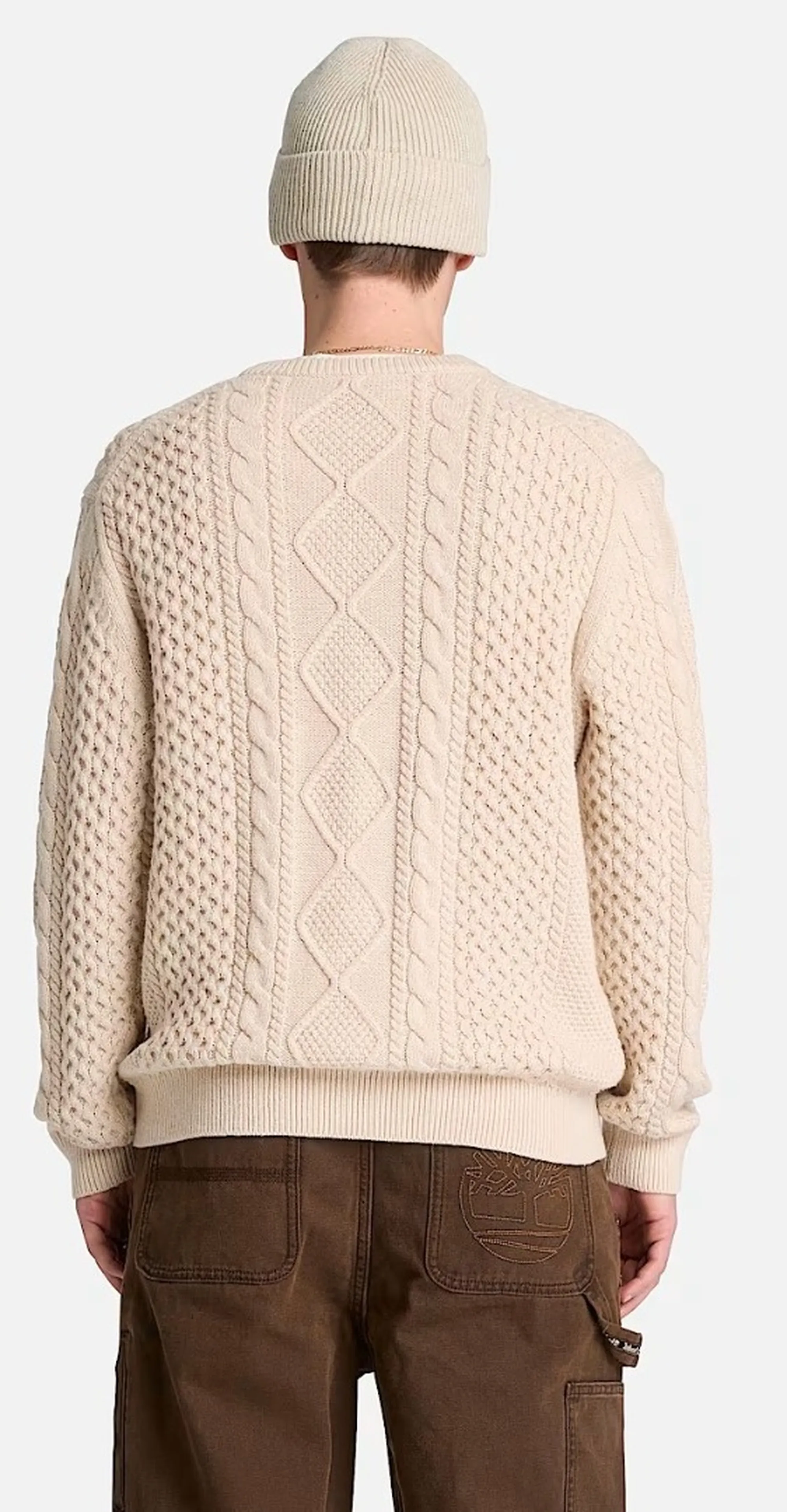 Timberland B'Philips Brook Cable Knit Sweater' Beige Tbc0Yhd4546 192491