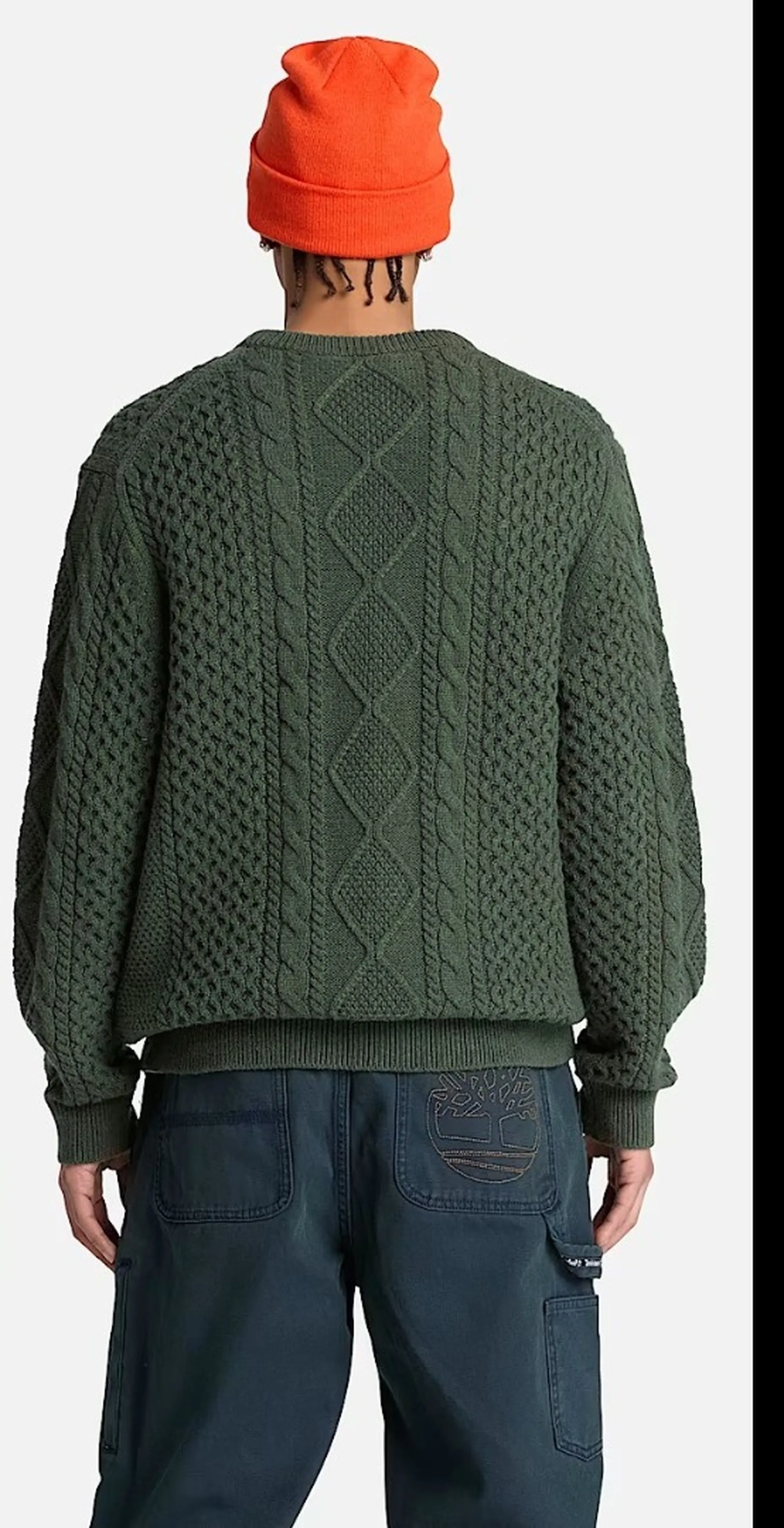 Timberland B'Philips Brook Cable Knit Sweater' Green Tbc0Yhd4Alb 192501