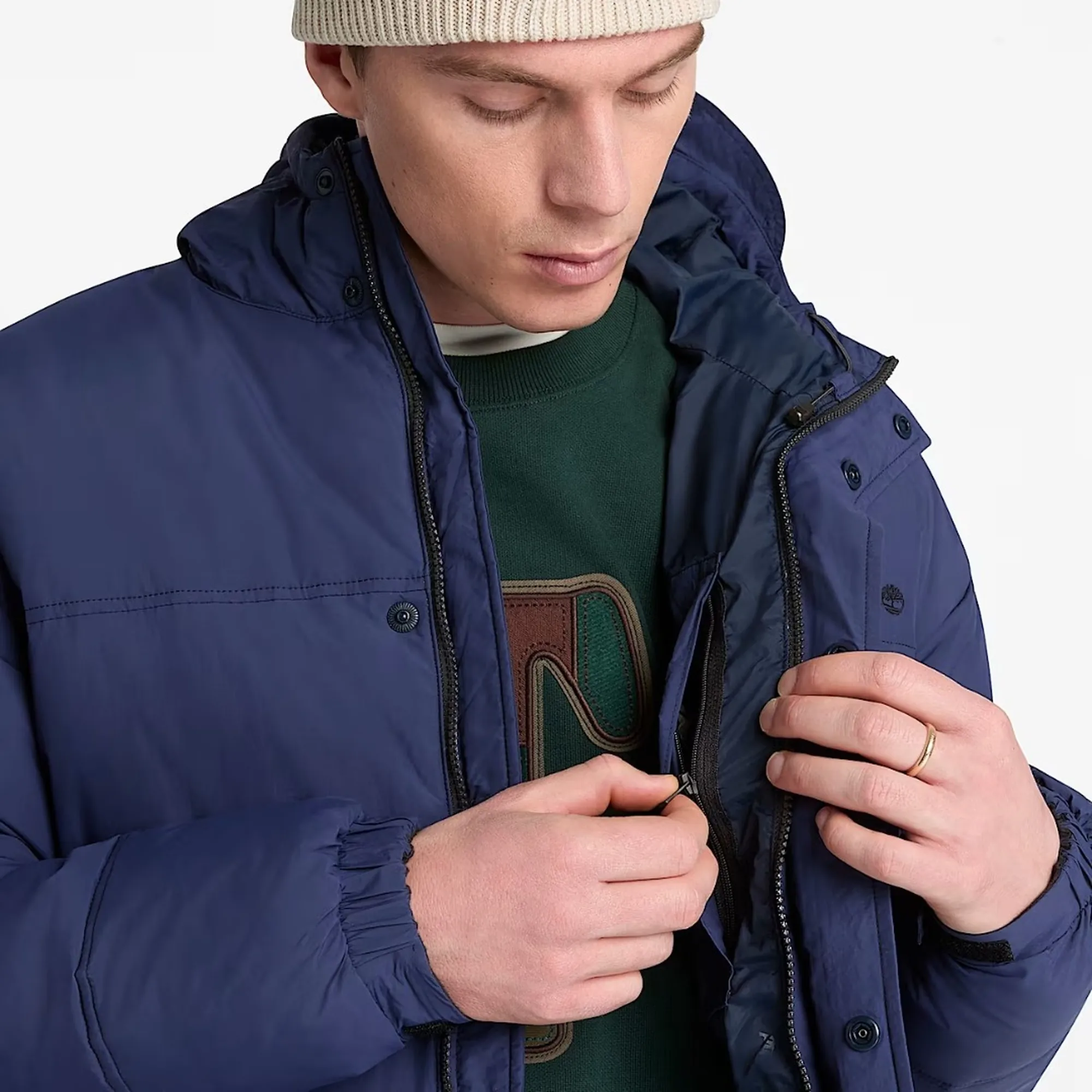 Timberland B'Water Repellent Down Jacket' Blu Tbc0Yh71Aih 192562