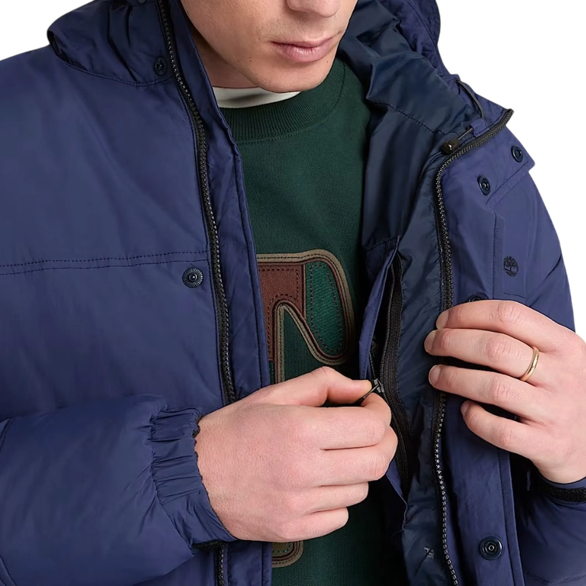 Timberland B'Water Repellent Down Jacket' Blu Tbc0Yh71Aih 193050