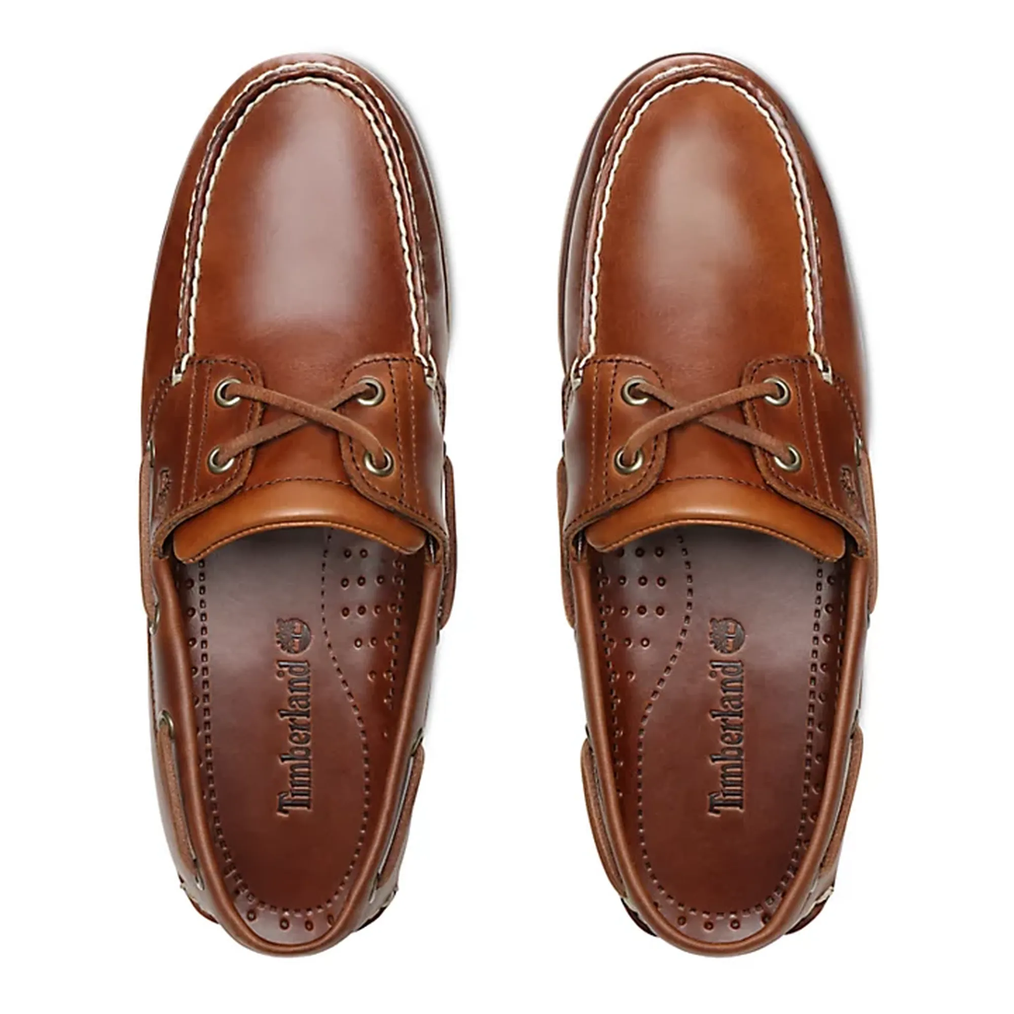 Timberland B'Classic Boat Shoe In Full Grain Leather' Brown Tb0A232Xf74 45683