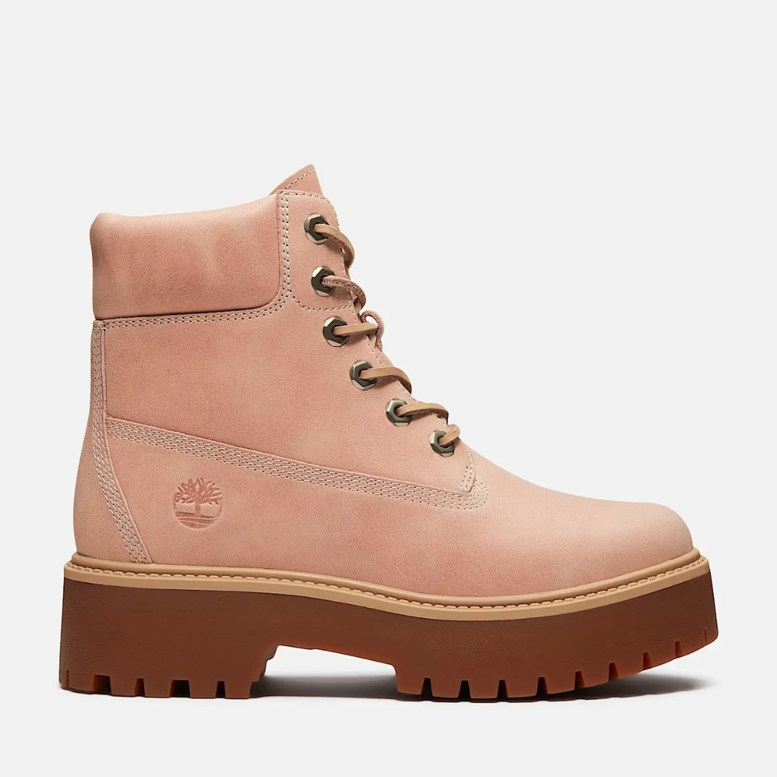 Timberland Stivale Con Plateau 6-Inch Stone Street Rosa Tb0A5Thxa8M 196256