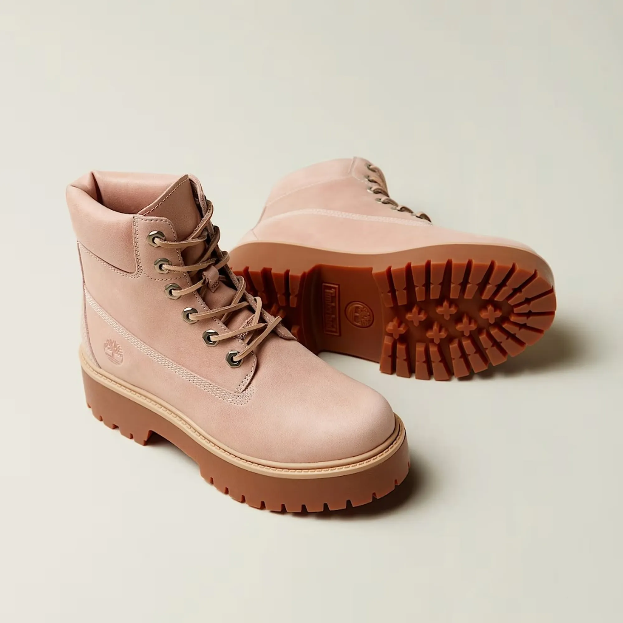 Timberland Stivale Con Plateau 6-Inch Stone Street Rosa Tb0A5Thxa8M 196258