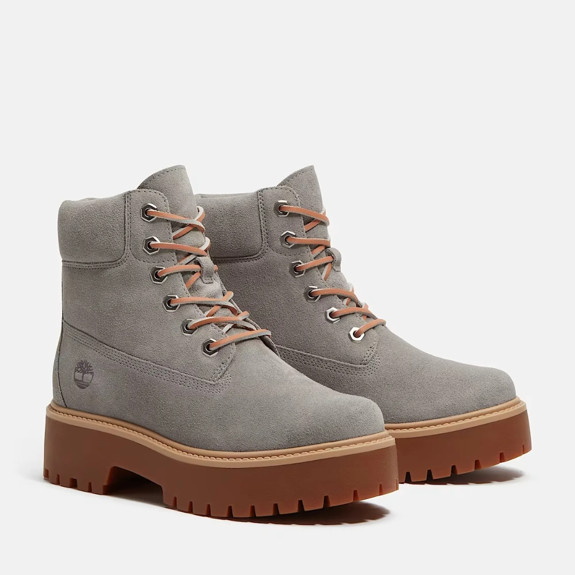 Timberland Stivale Stone Street 6 Cm Grigio Tb0A5Thxejr 192594