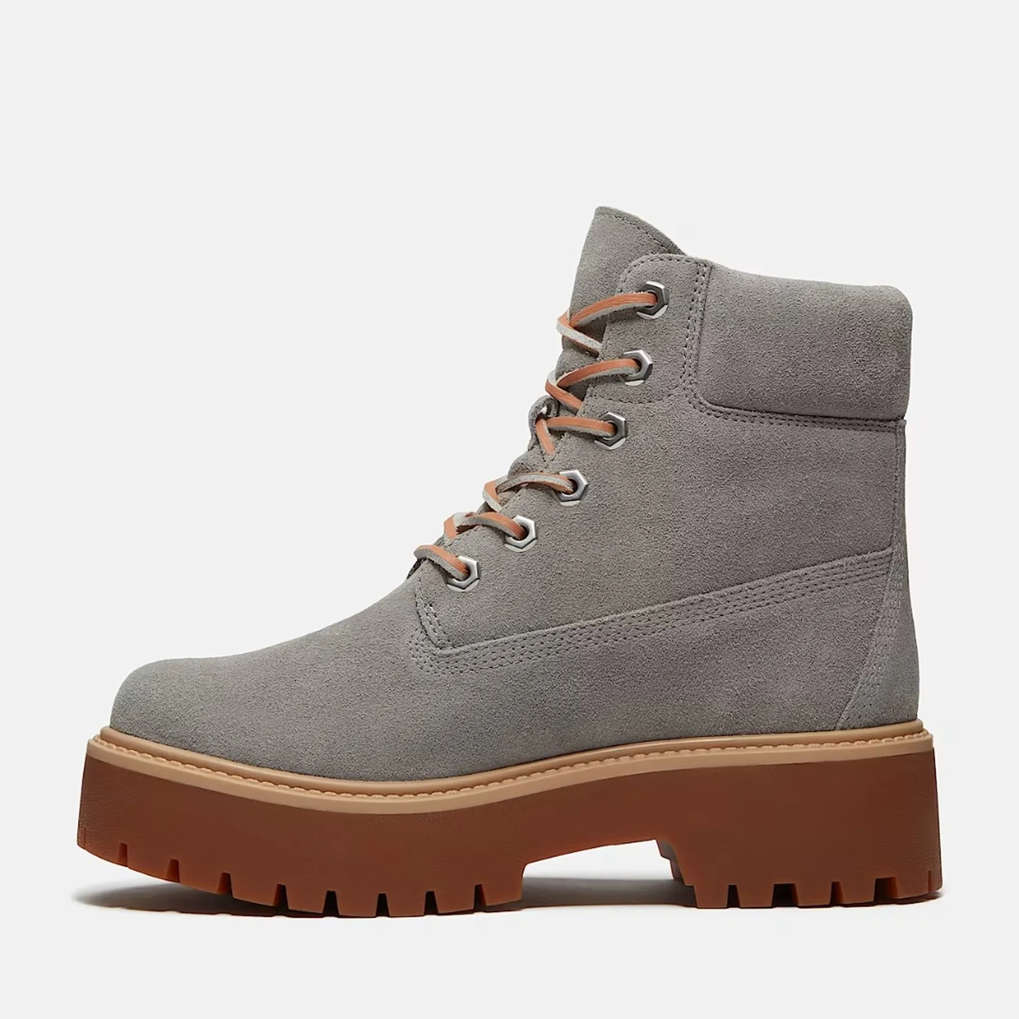Timberland Stivale Stone Street 6 Cm Grigio Tb0A5Thxejr 192595
