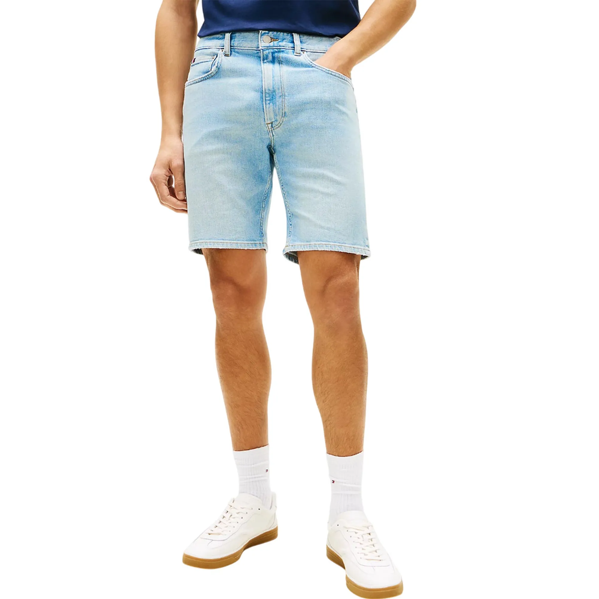 Tommy Hilfiger Bermuda Denton Denim Chiaro Mw0Mw42625 174288