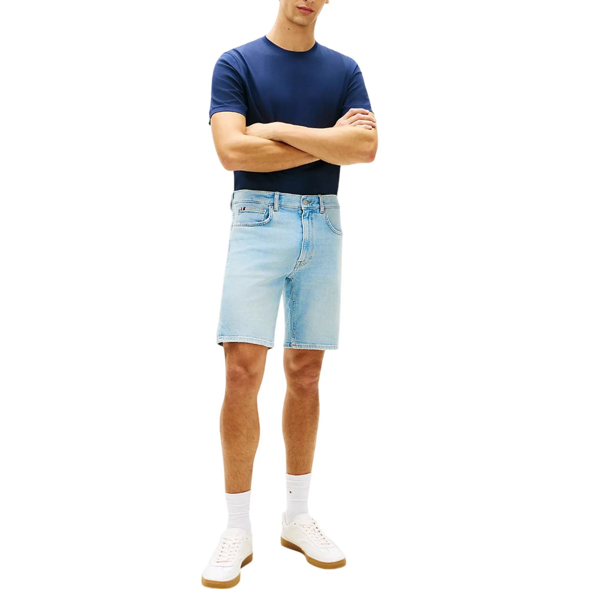 Tommy Hilfiger Bermuda Denton Denim Chiaro Mw0Mw42625 174290