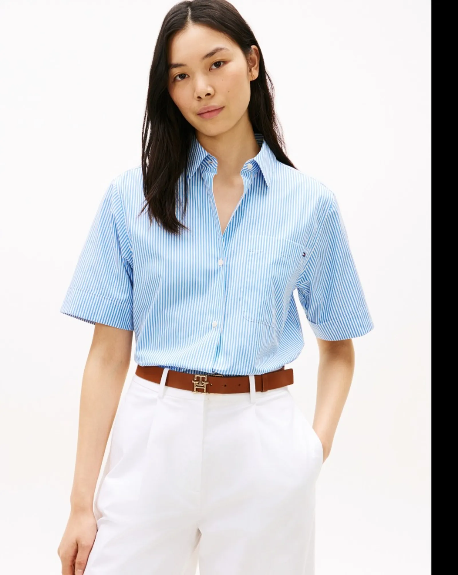 Tommy Hilfiger Camicia Azzurro Ww0Ww48899 182068