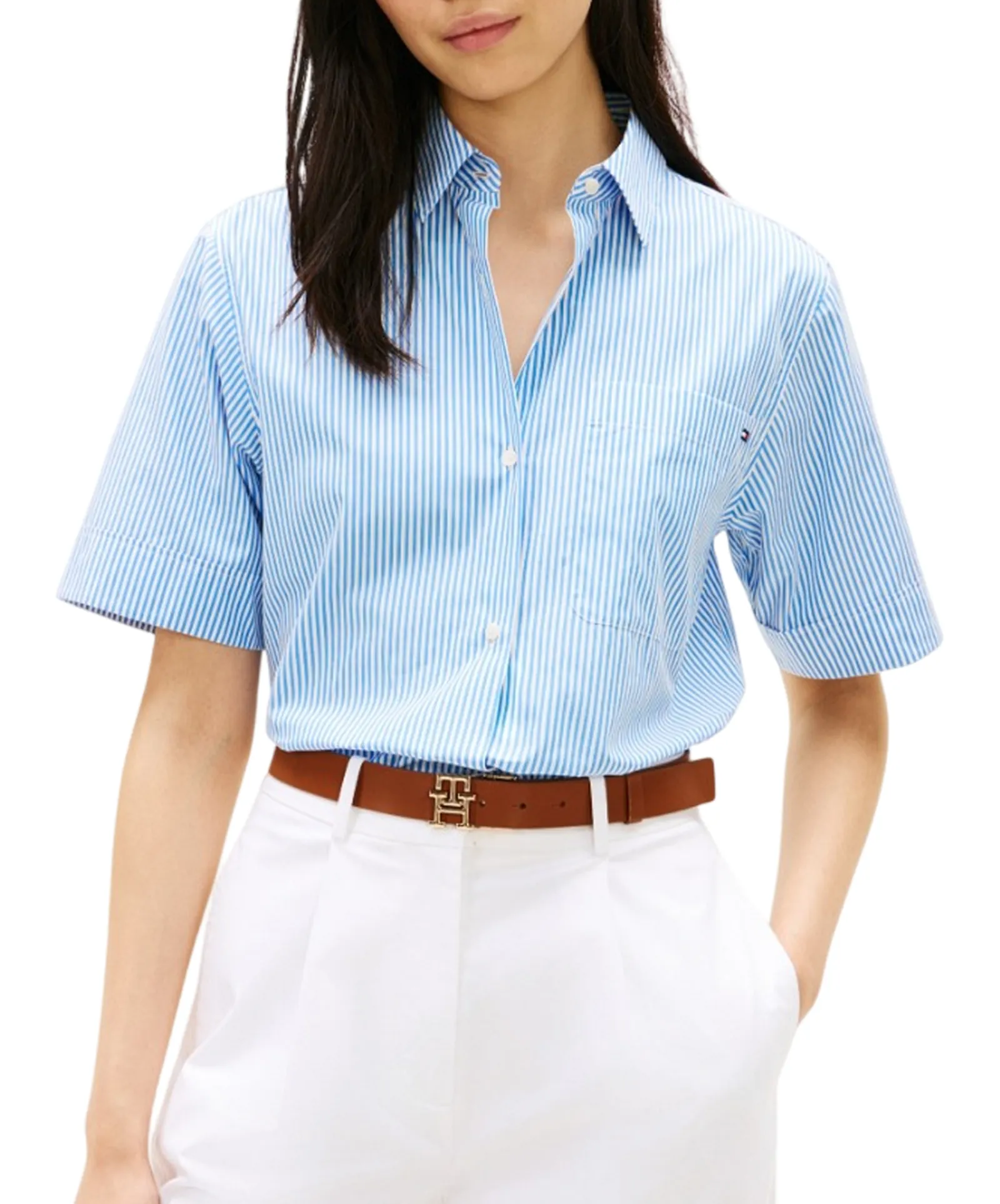 Tommy Hilfiger Camicia Azzurro Ww0Ww48899 182153