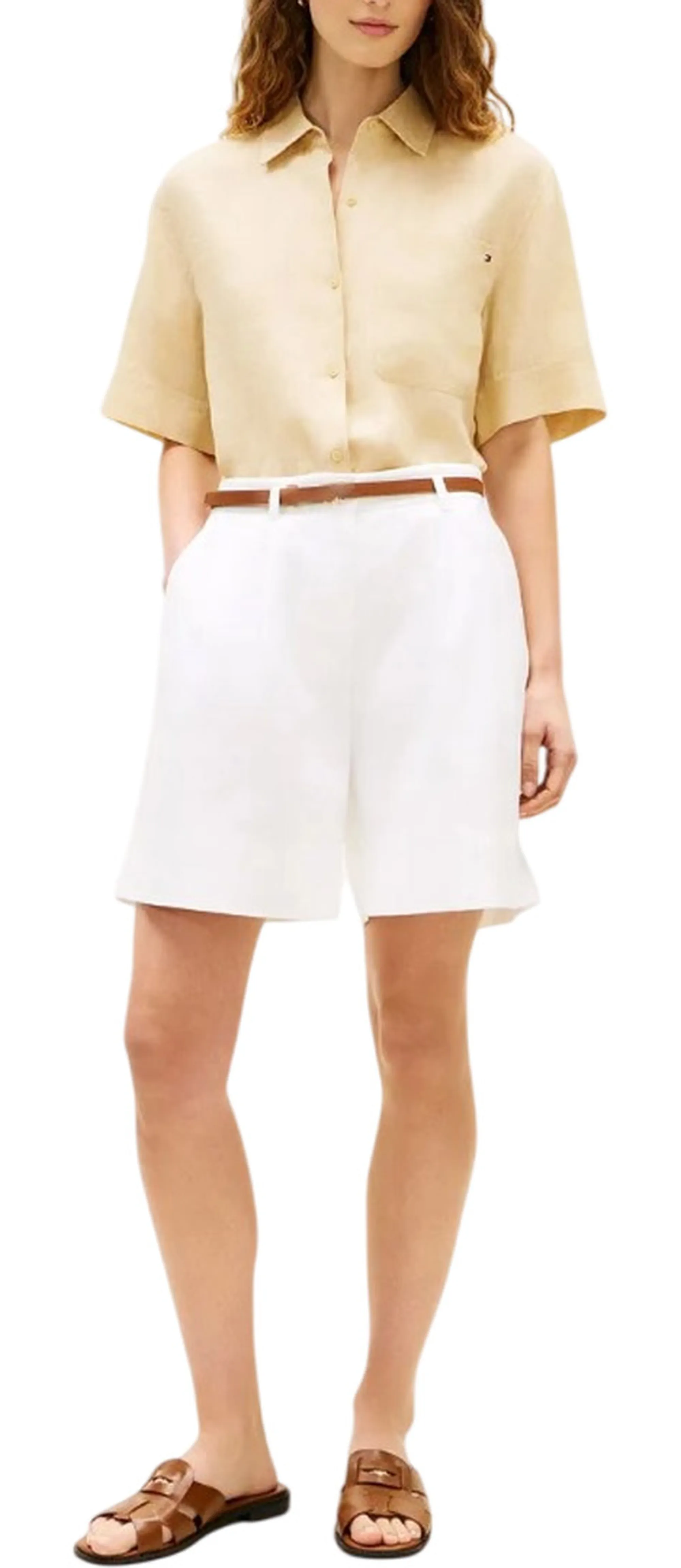 Tommy Hilfiger B'Shirt ' Beige Ww0Ww48925 181207