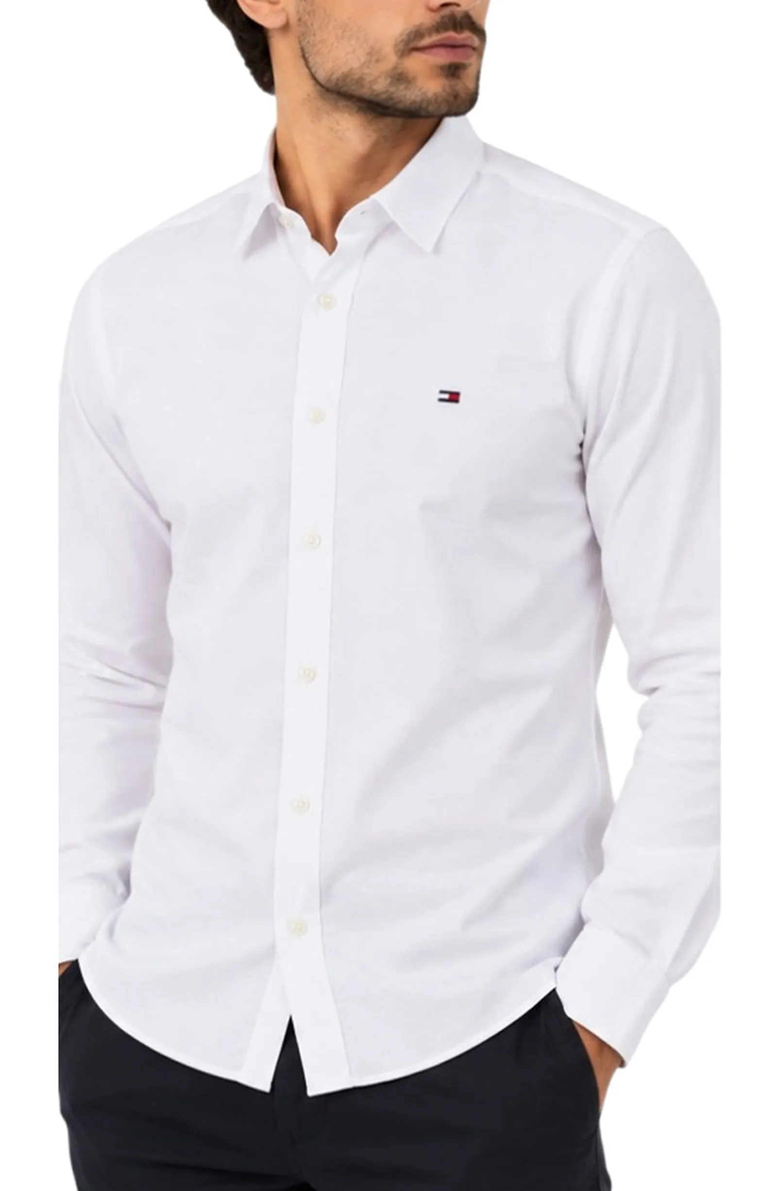 Tommy Hilfiger Camicia Bianco Mw0Mw23237 189024
