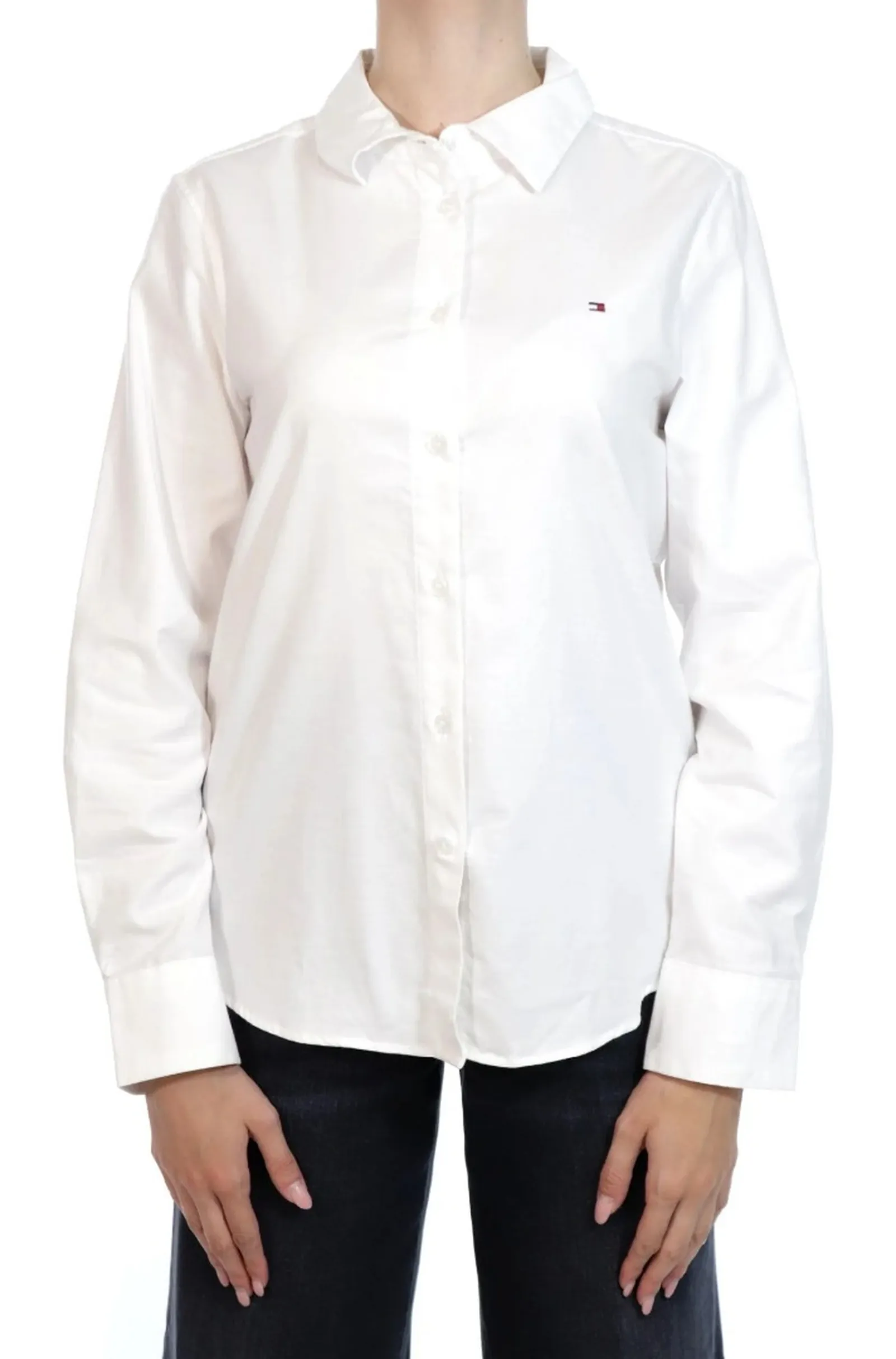 Tommy Hilfiger Camicia Bianco Ww0Ww42019 123562