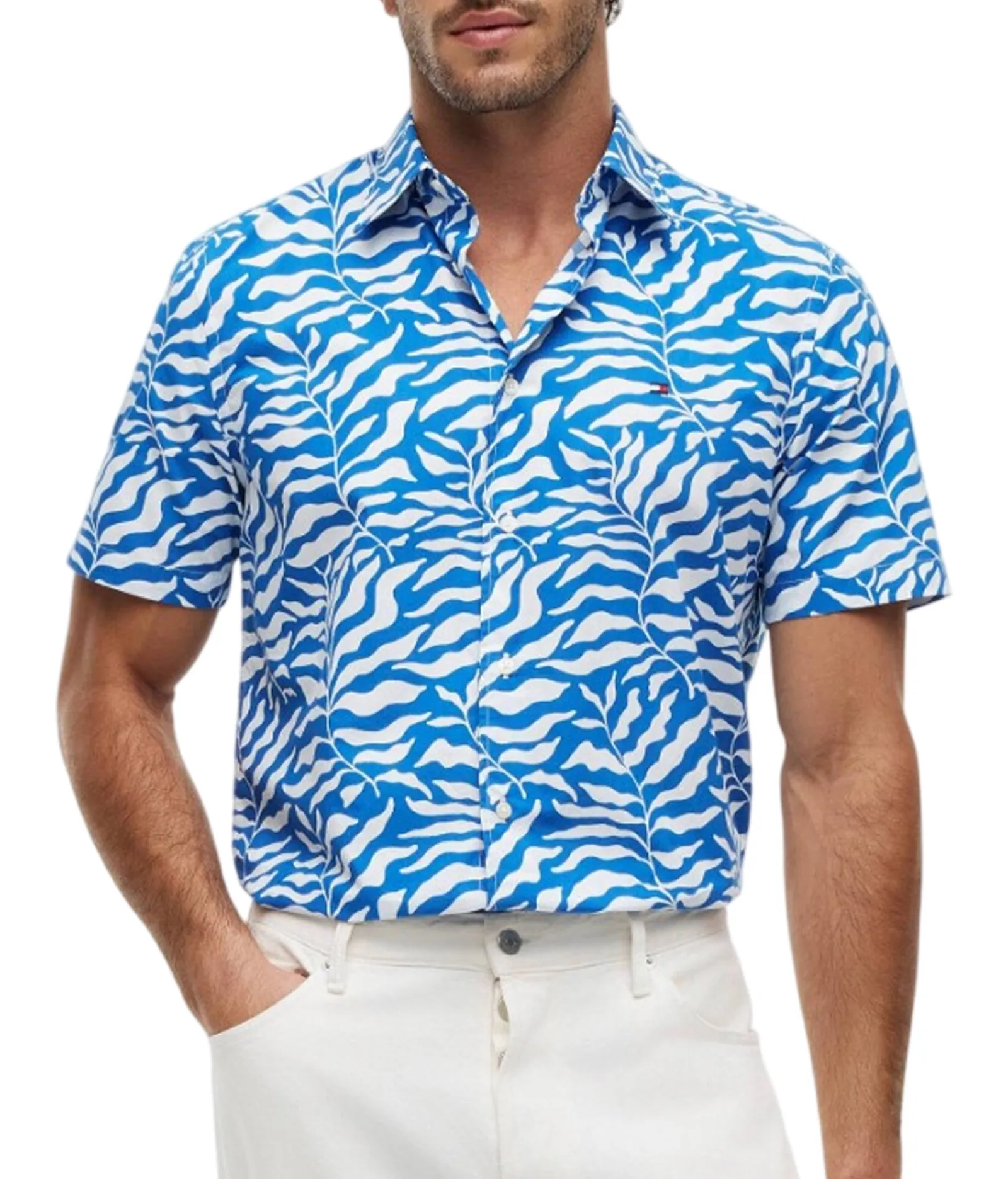 Tommy Hilfiger Camicia Blu Mw0Mw42410 182144