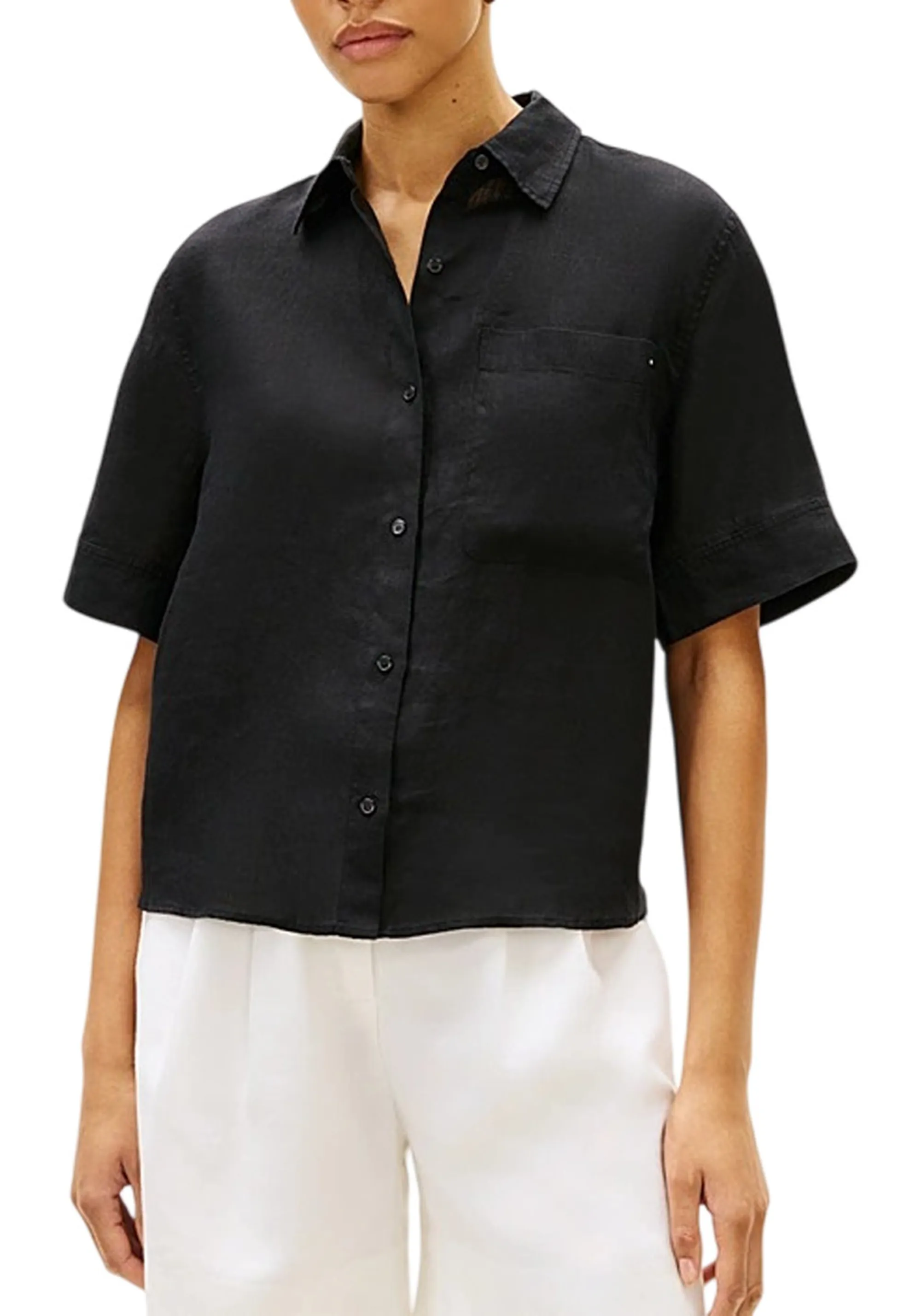 Tommy Hilfiger B'Shirt ' Black Ww0Ww48925 181211