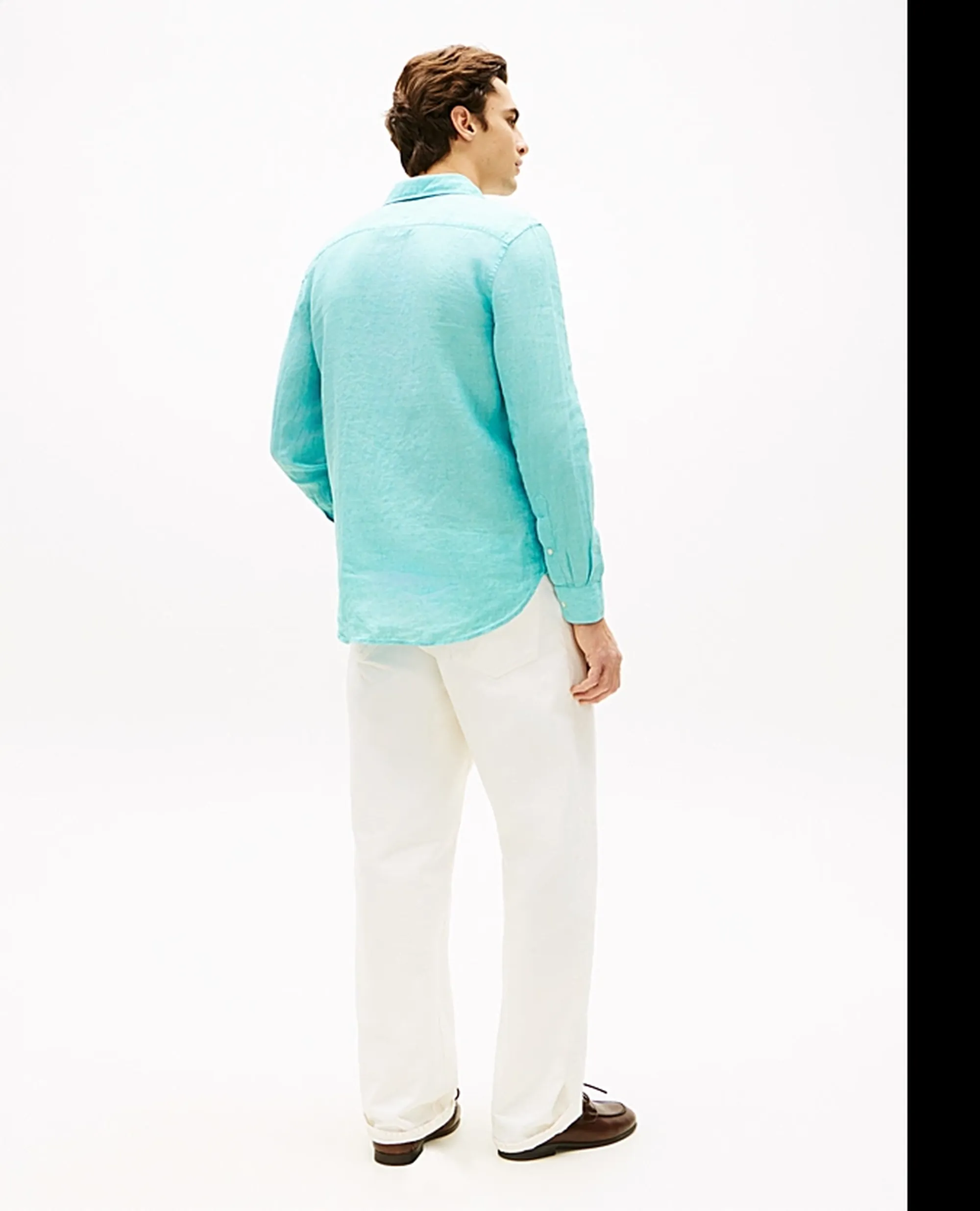 Tommy Hilfiger Camicia Verde Acqua Mw0Mw41530 176562