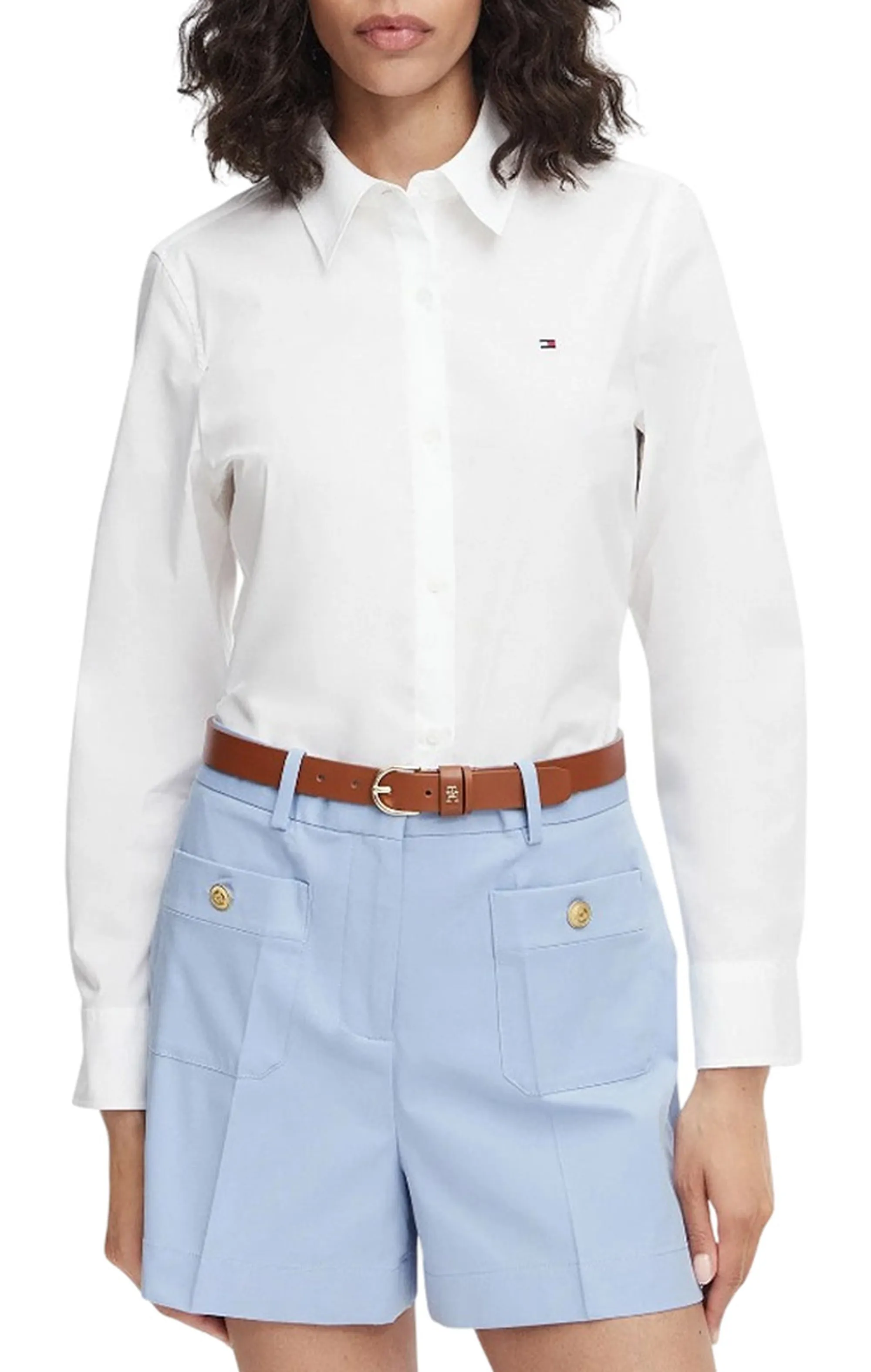 Tommy Hilfiger Camicia Classic Bianco Ww0Ww47169 185163