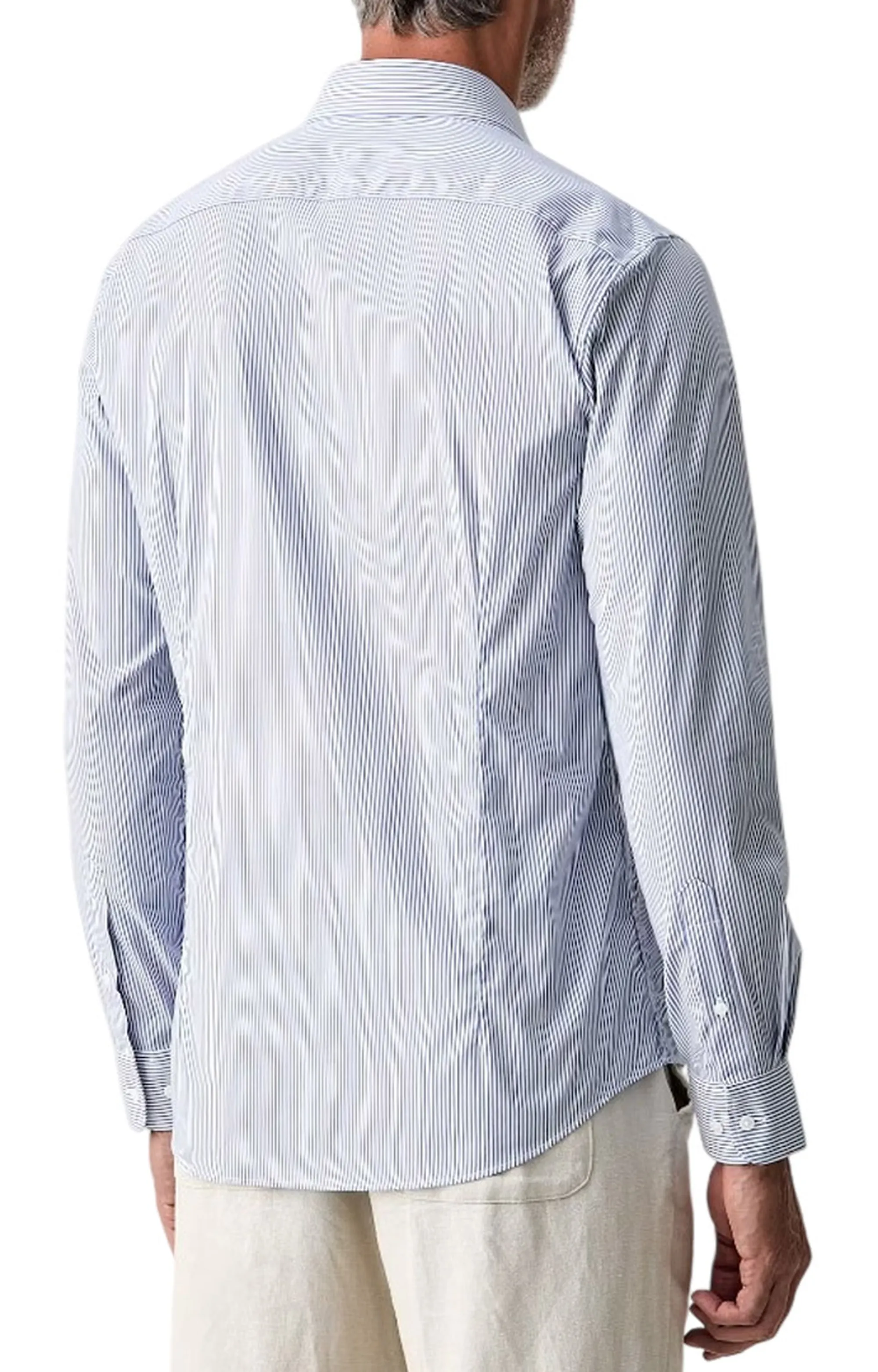 Tommy Hilfiger Camicia Essential Stripe Blu Mw0Mw43746 184792