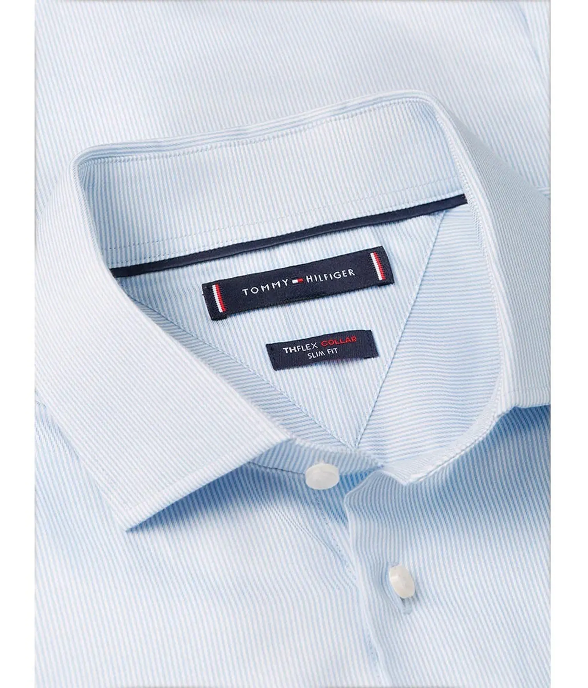 Tommy Hilfiger B'Flex Collar Shirt' Celeste Mw0Mw43744 184350