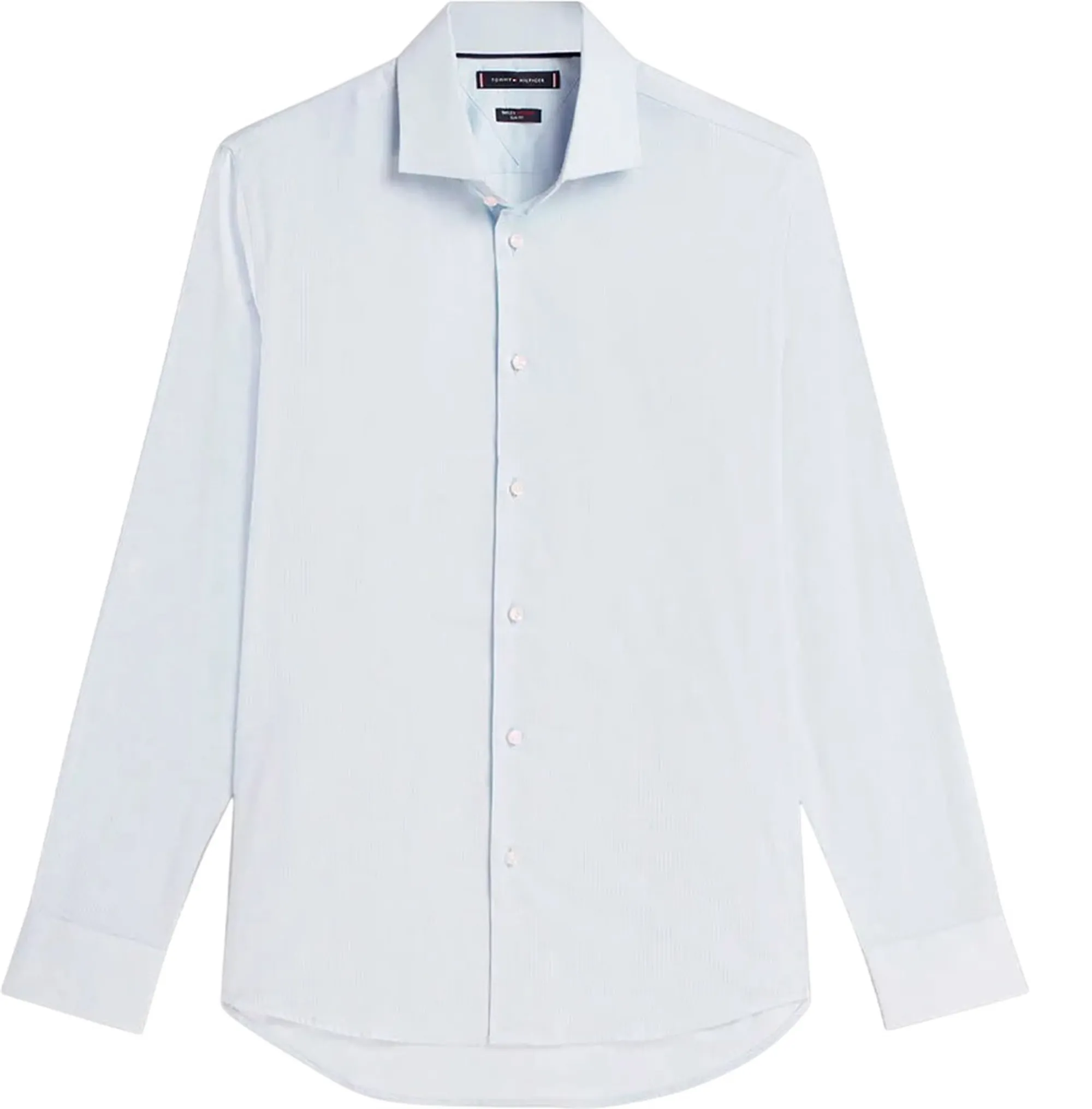 Tommy Hilfiger Camicia Flex Collar Celeste Mw0Mw43744 184788