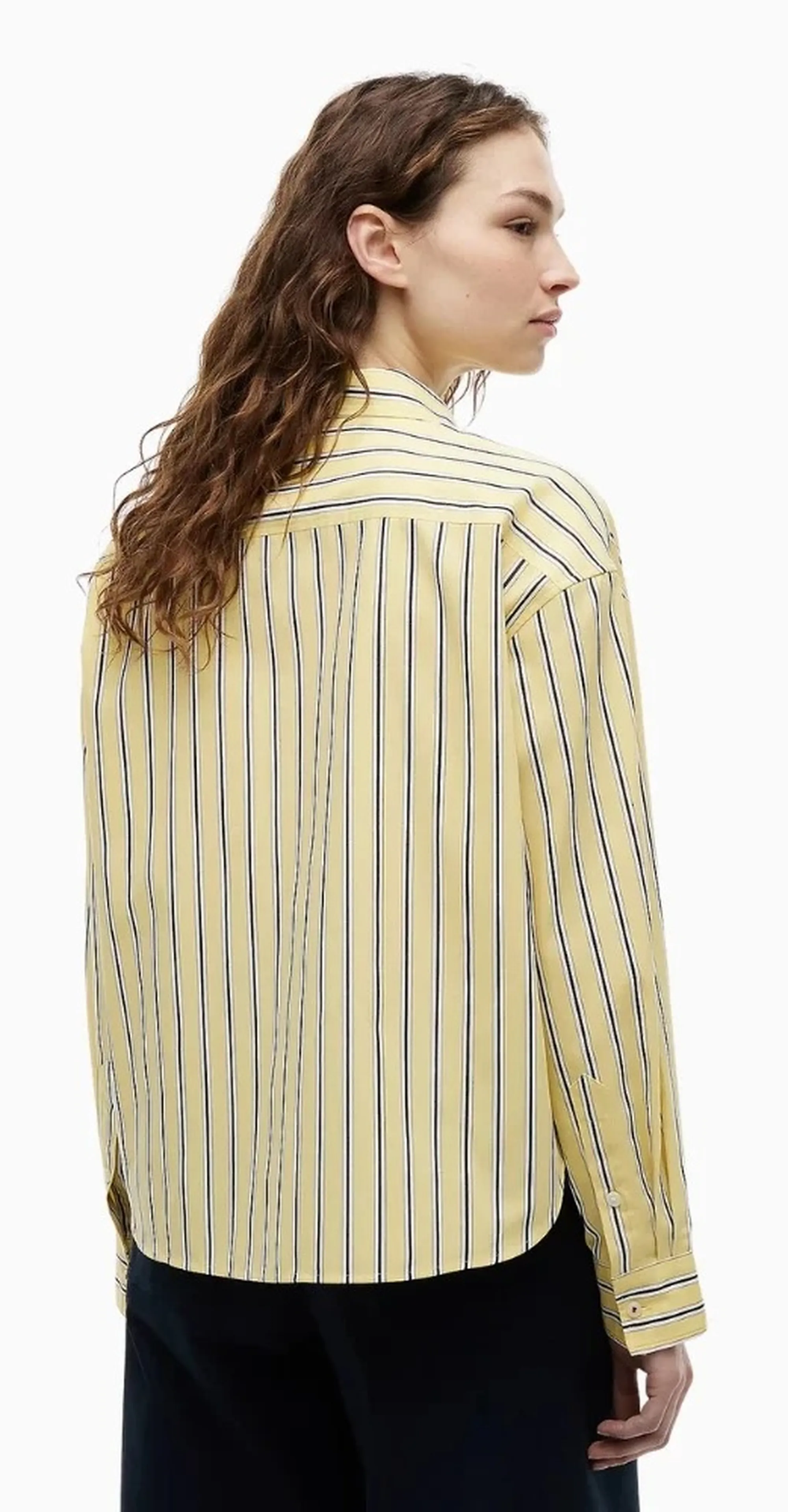 Tommy Hilfiger B'Poplin Shirt' Yellow Ww0Ww49940 184255