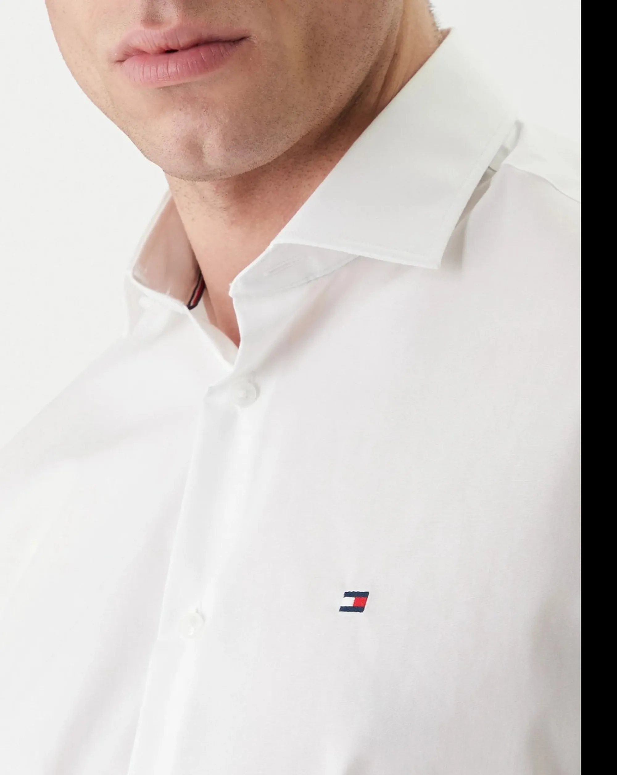Tommy Hilfiger B'Iron Solid Shirt' White Mw0Mw43122 184343