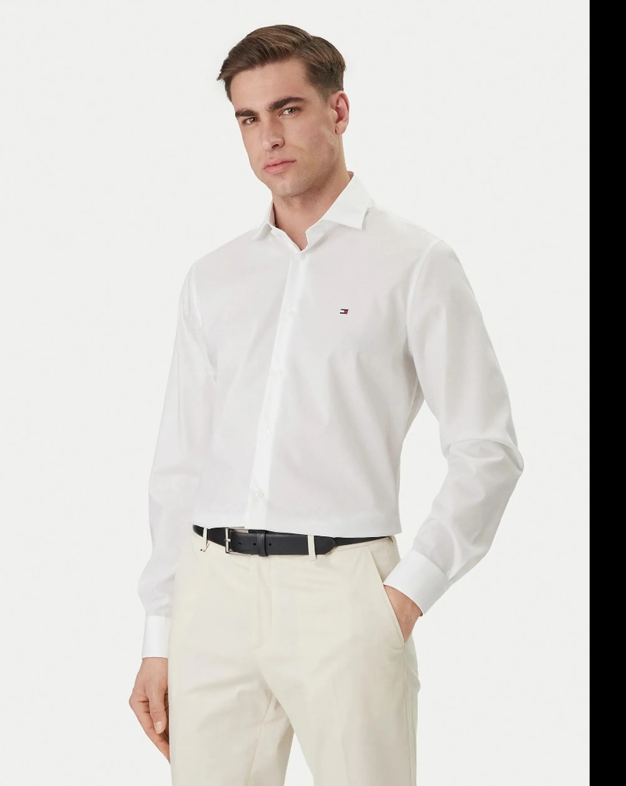 Tommy Hilfiger B'Iron Solid Shirt' White Mw0Mw43122 184344