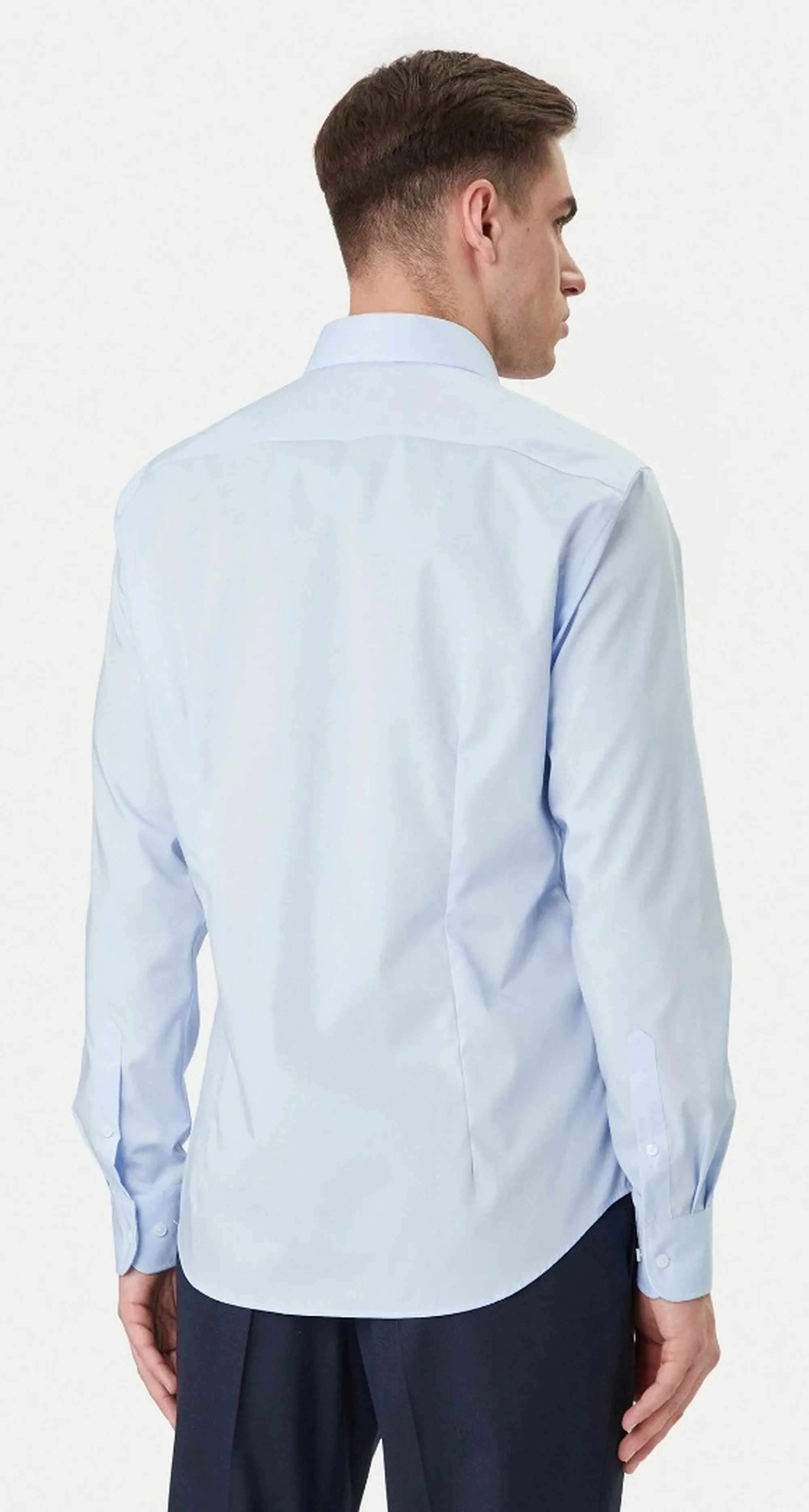 Tommy Hilfiger B'Iron Solid Shirt' Celeste Mw0Mw43122 184346