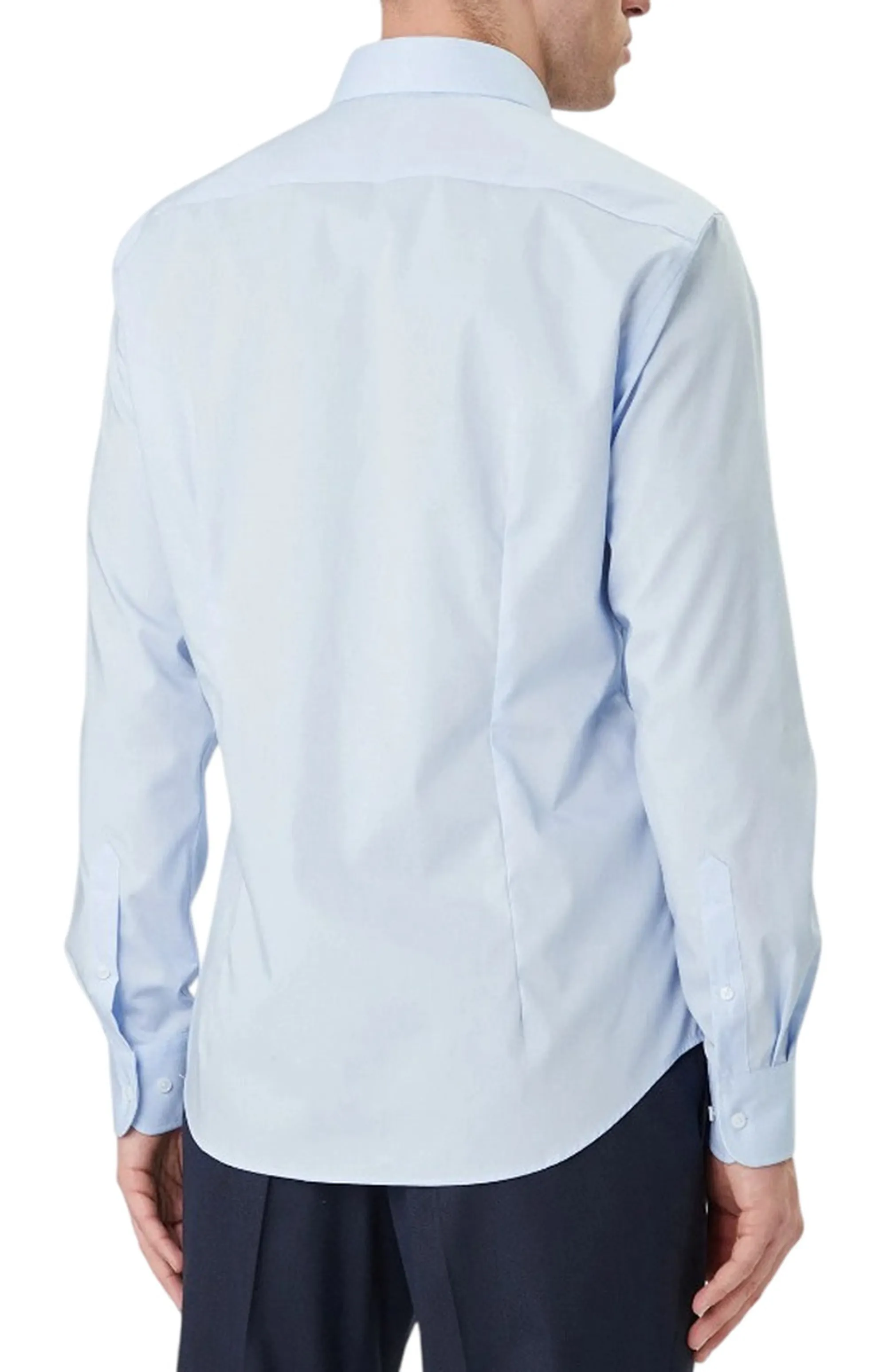 Tommy Hilfiger Camicia Iron Solid Celeste Mw0Mw43122 184749
