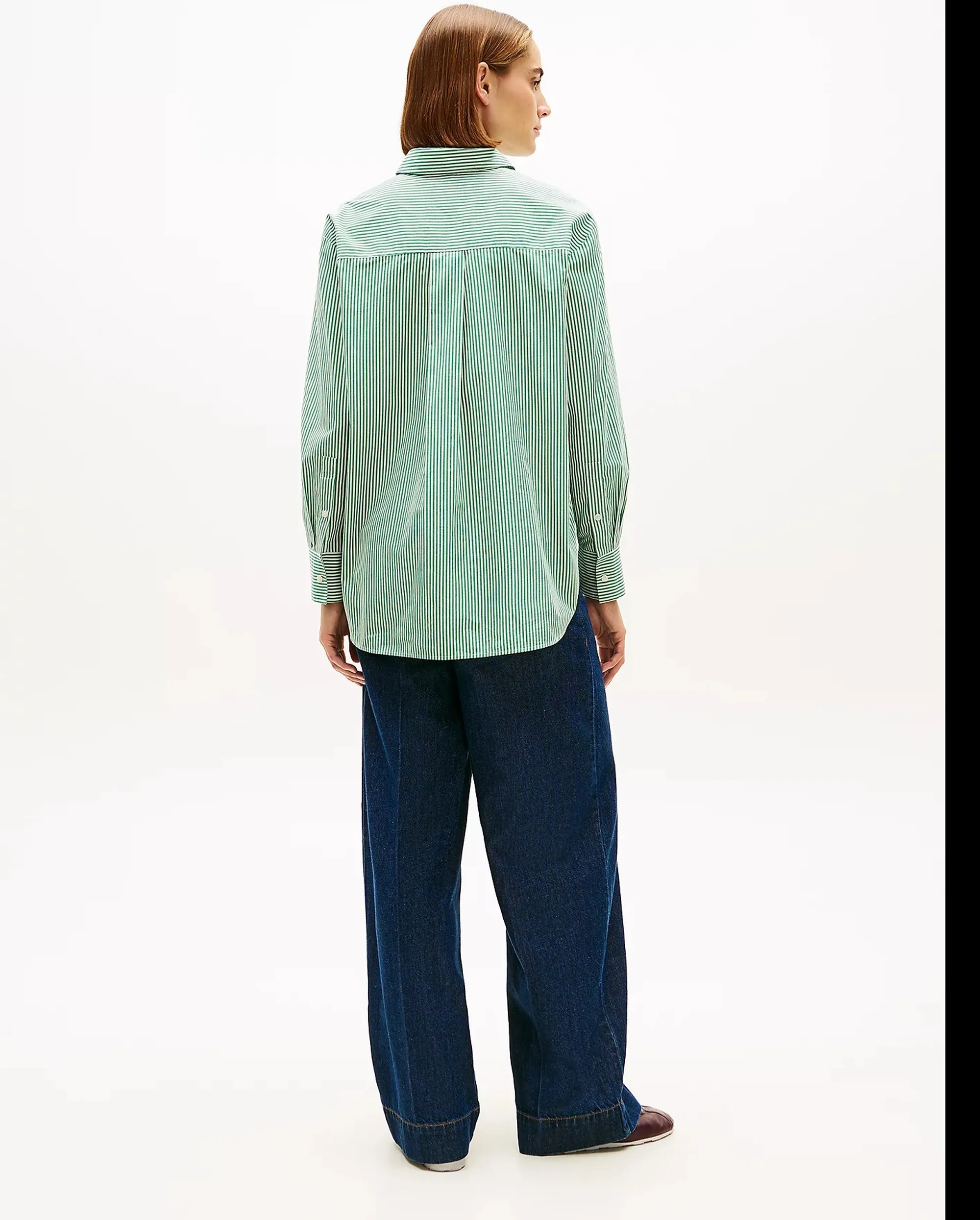 Tommy Hilfiger B'Oversized Shirt' Green Ww0Ww48190 169736