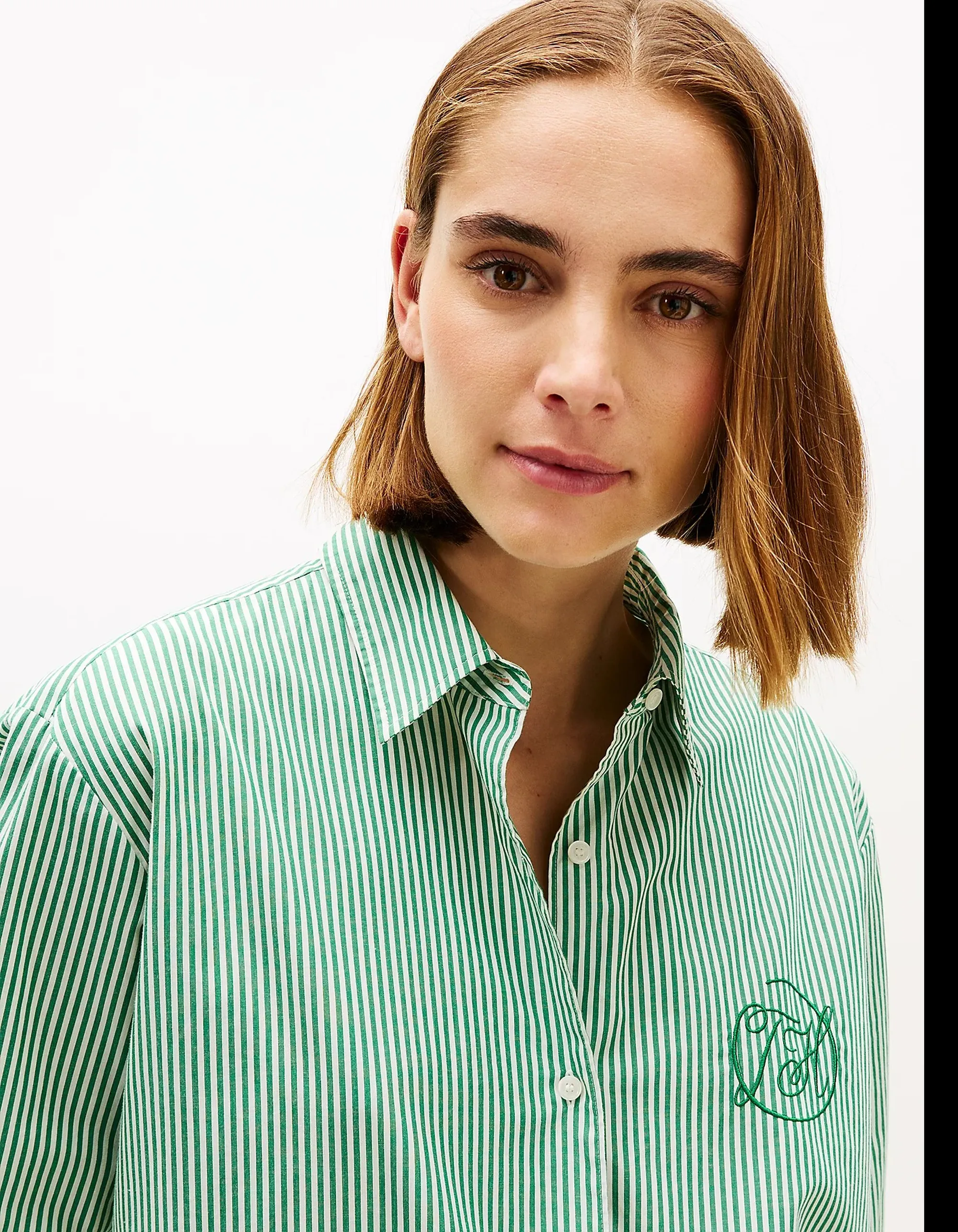 Tommy Hilfiger B'Oversized Shirt' Green Ww0Ww48190 169738