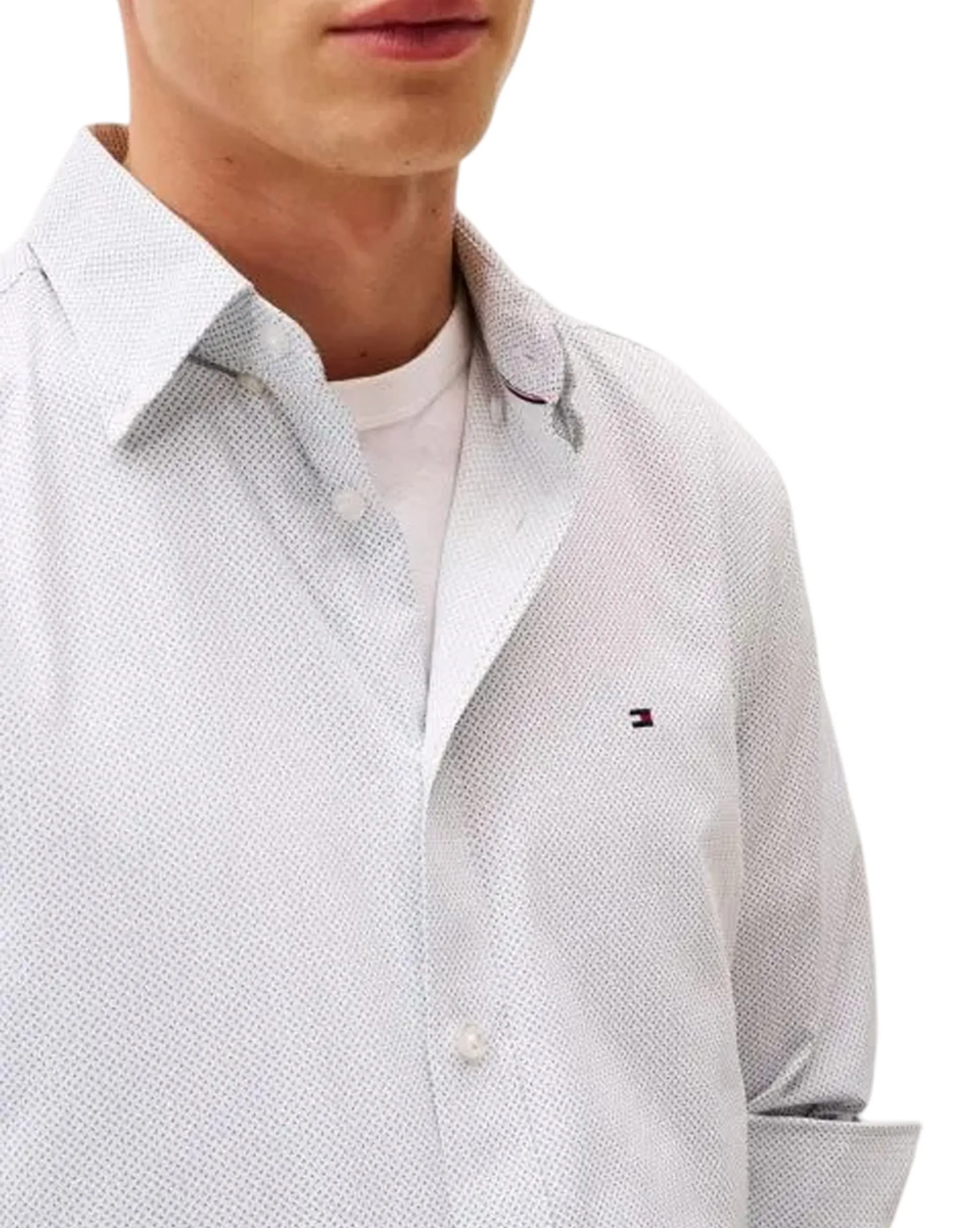 Tommy Hilfiger B'Performance Print Shirt' White Mw0Mw39420 155248
