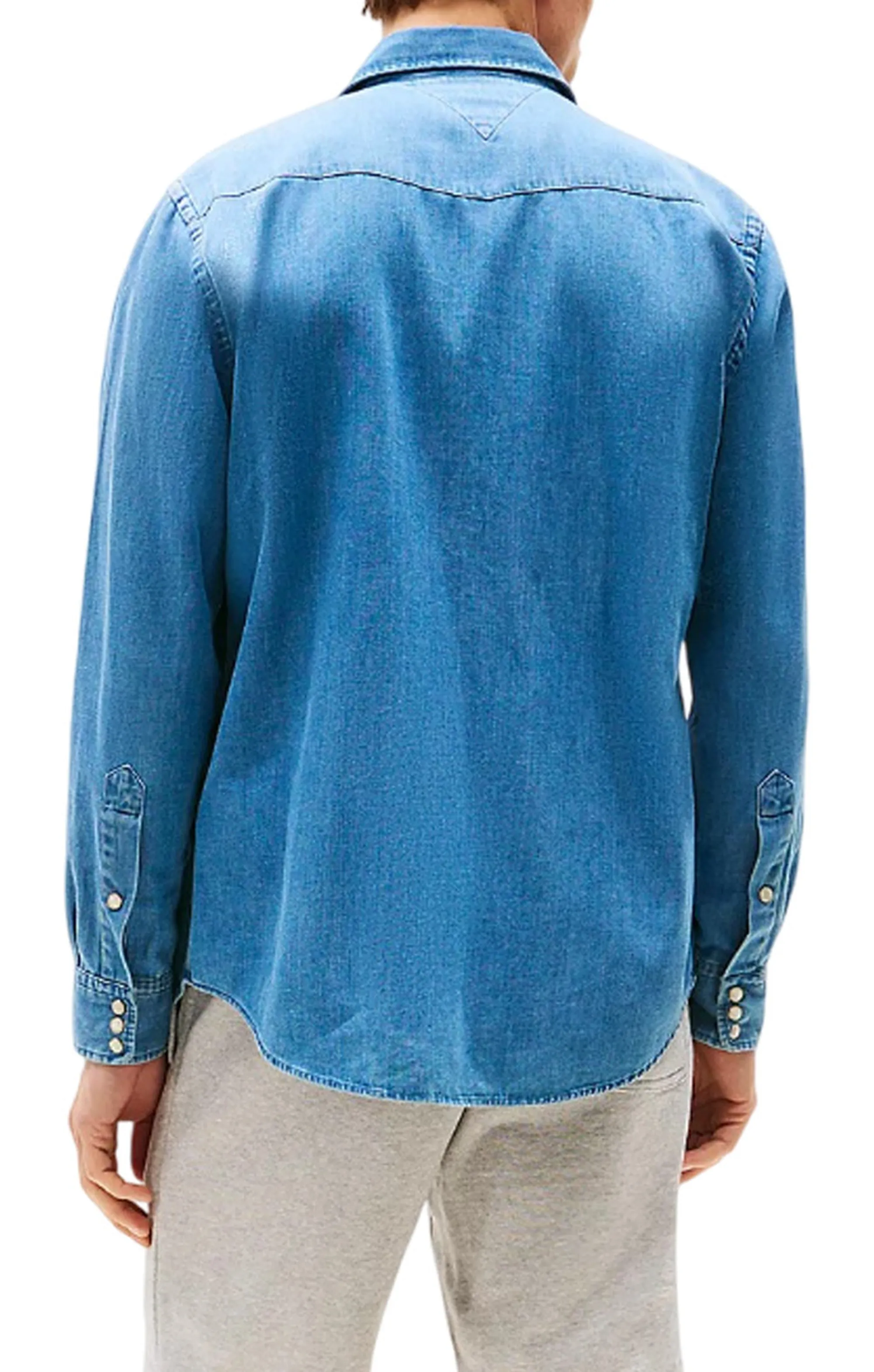 Tommy Hilfiger B'Western Shirt' Light Denim Mw0Mw39429 155569