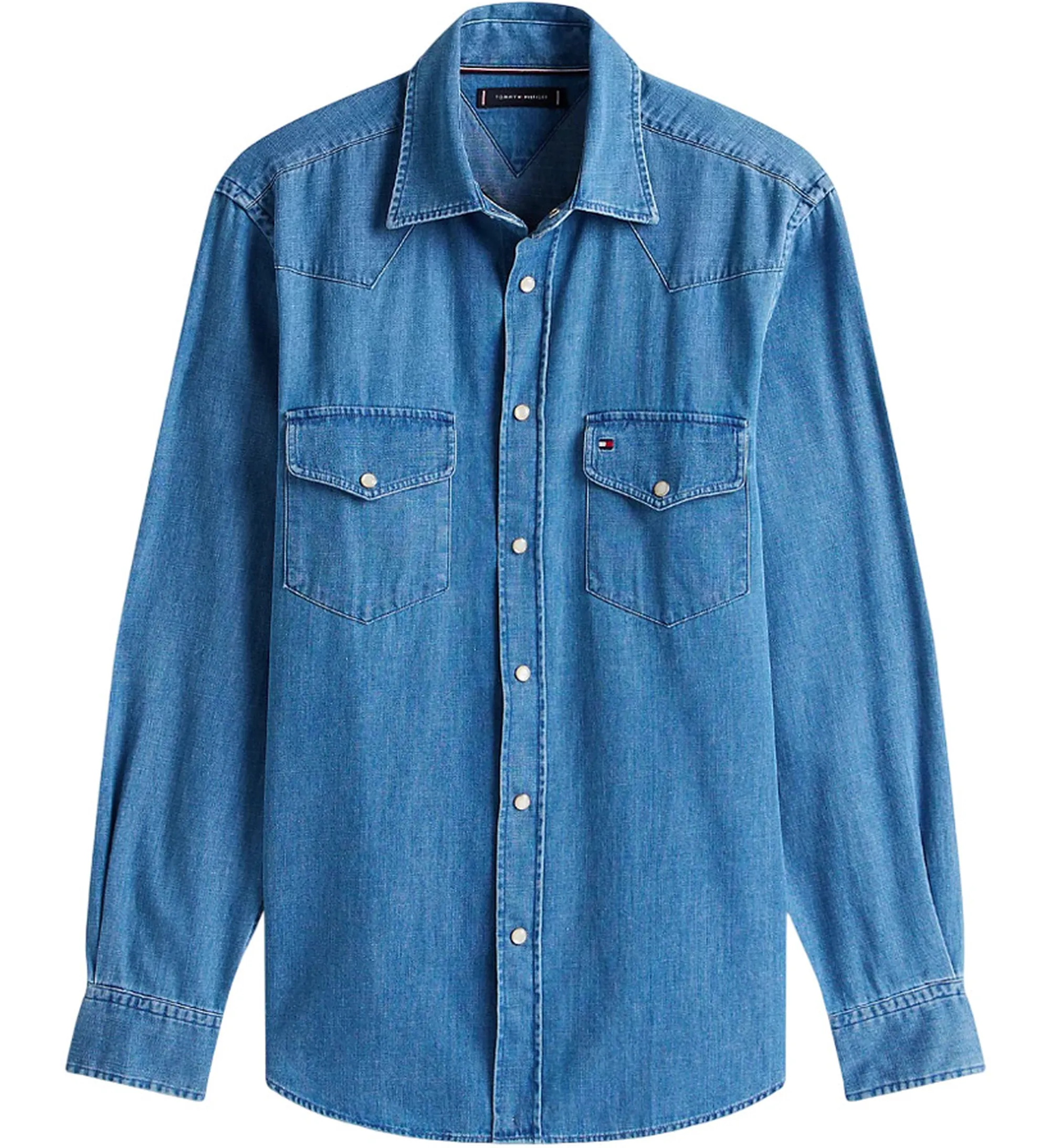 Tommy Hilfiger B'Western Shirt' Light Denim Mw0Mw39429 155579