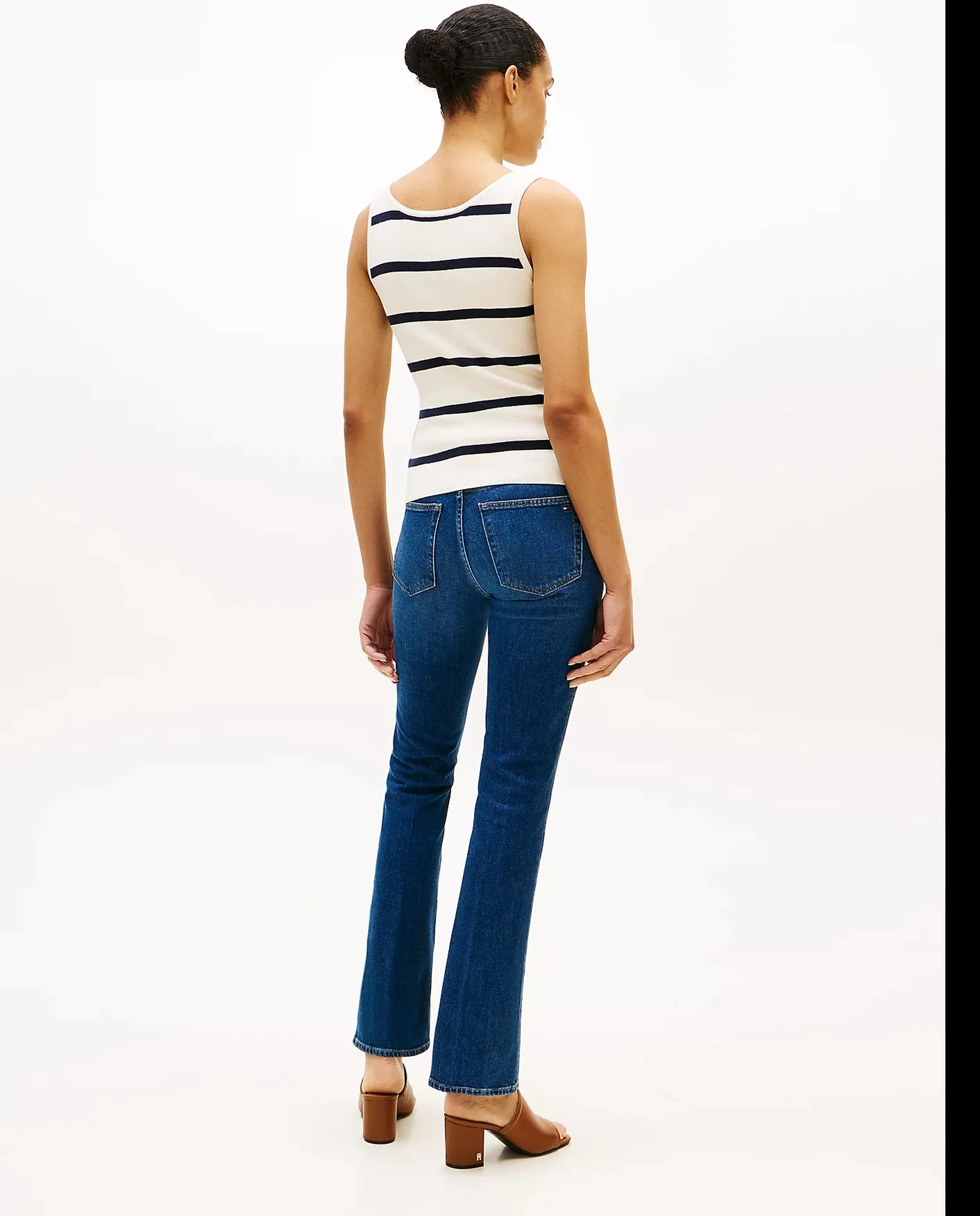 Tommy Hilfiger Canotta Avorio Ww0Ww48480 171398