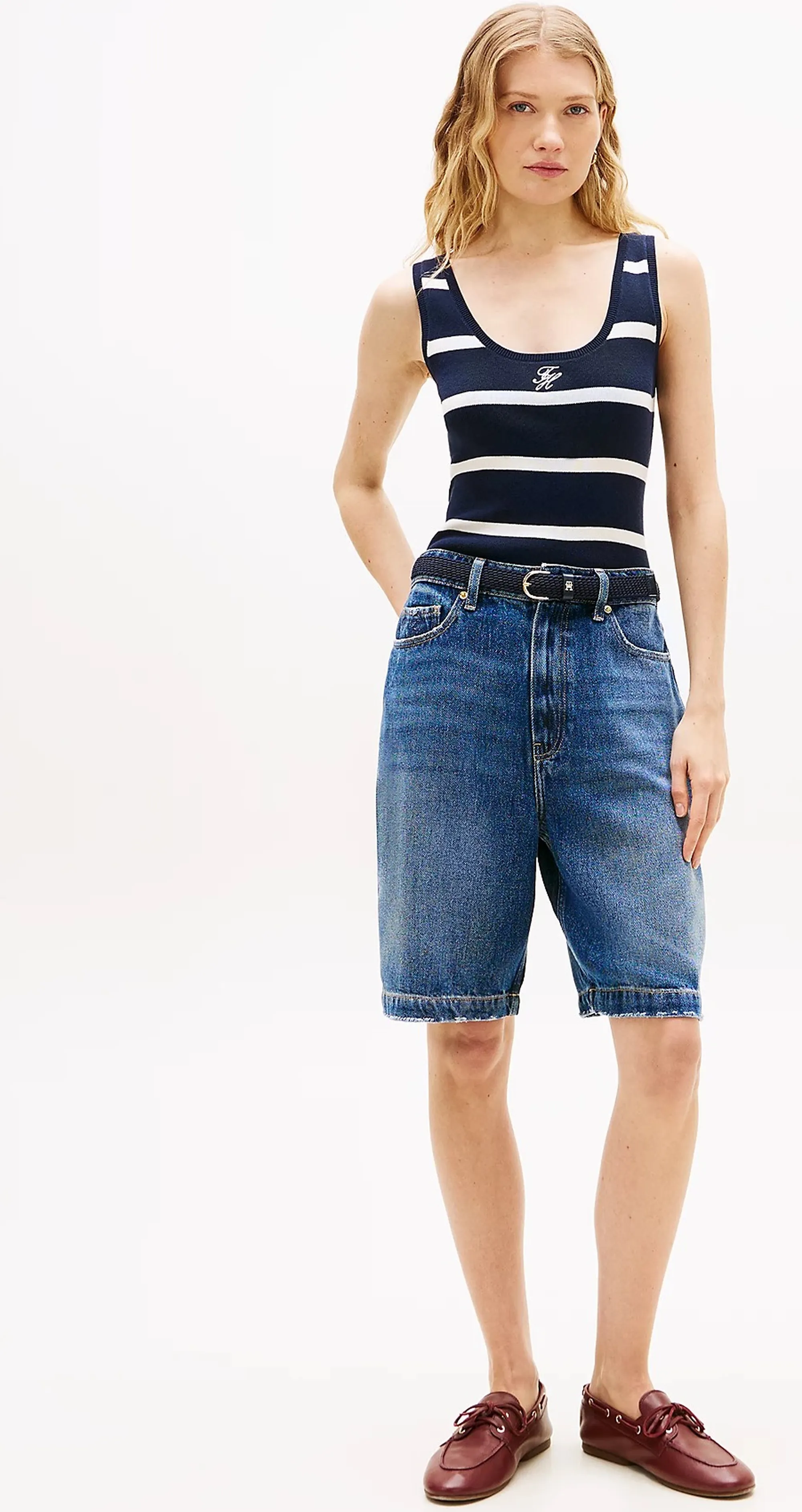 Tommy Hilfiger Canotta Blu Ww0Ww48480 171401