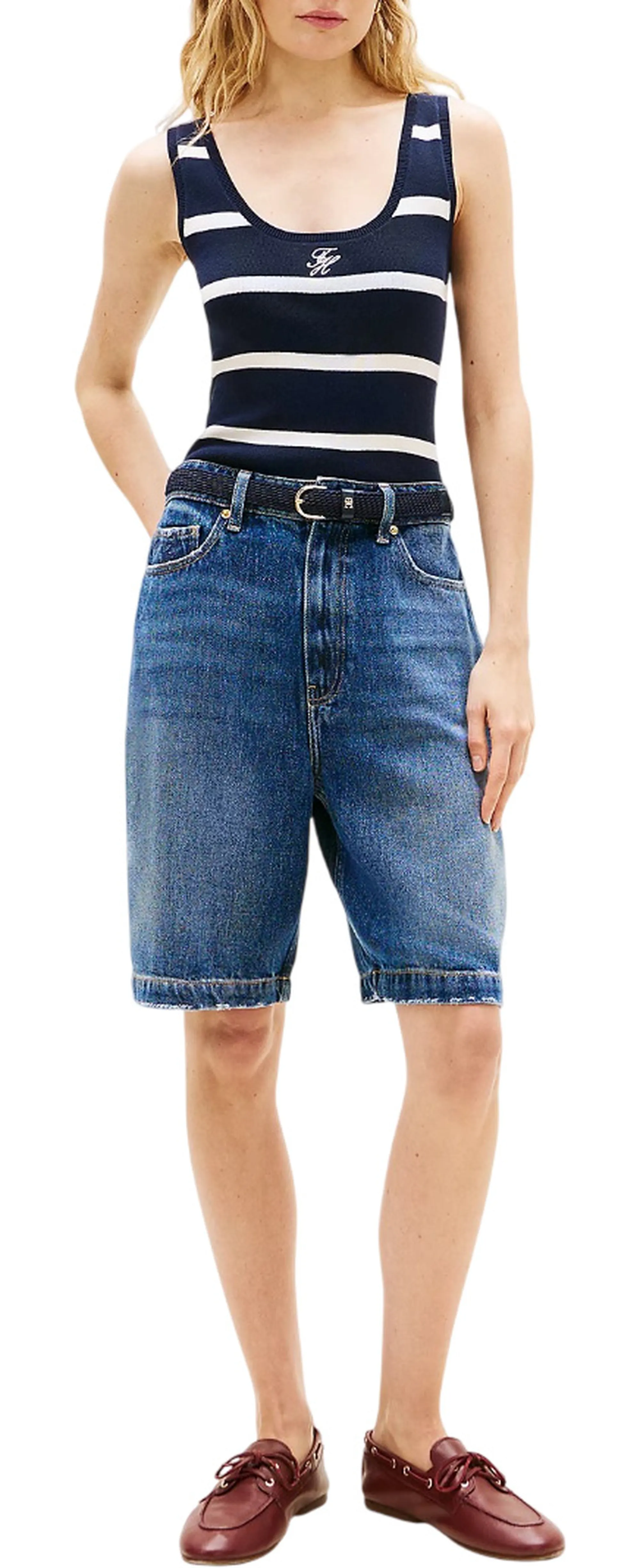 Tommy Hilfiger Canotta Blu Ww0Ww48480 176971