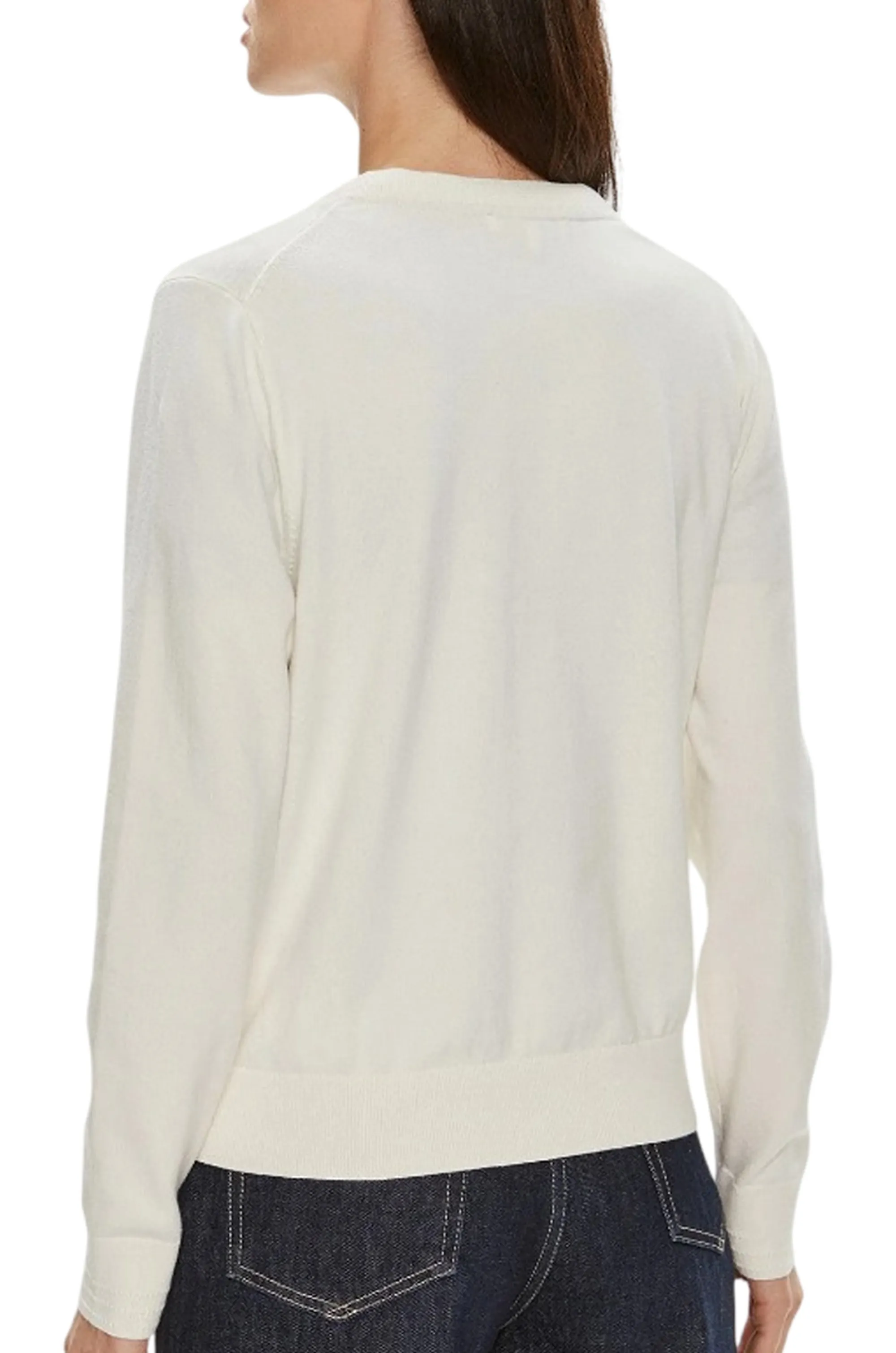 Tommy Hilfiger B'Cardigan ' Ivory Ww0Ww42370 185332