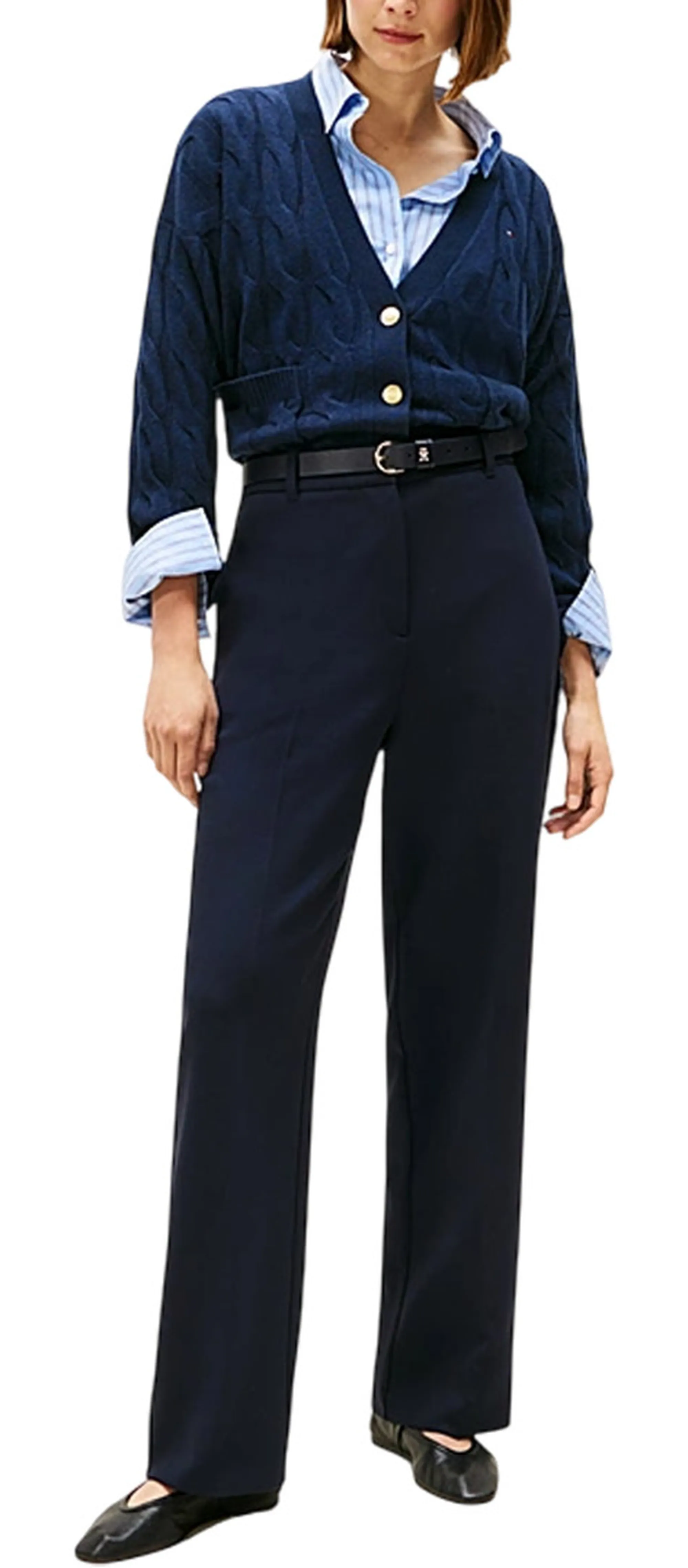 Tommy Hilfiger B'Cardigan ' Blu Ww0Ww43089 164789