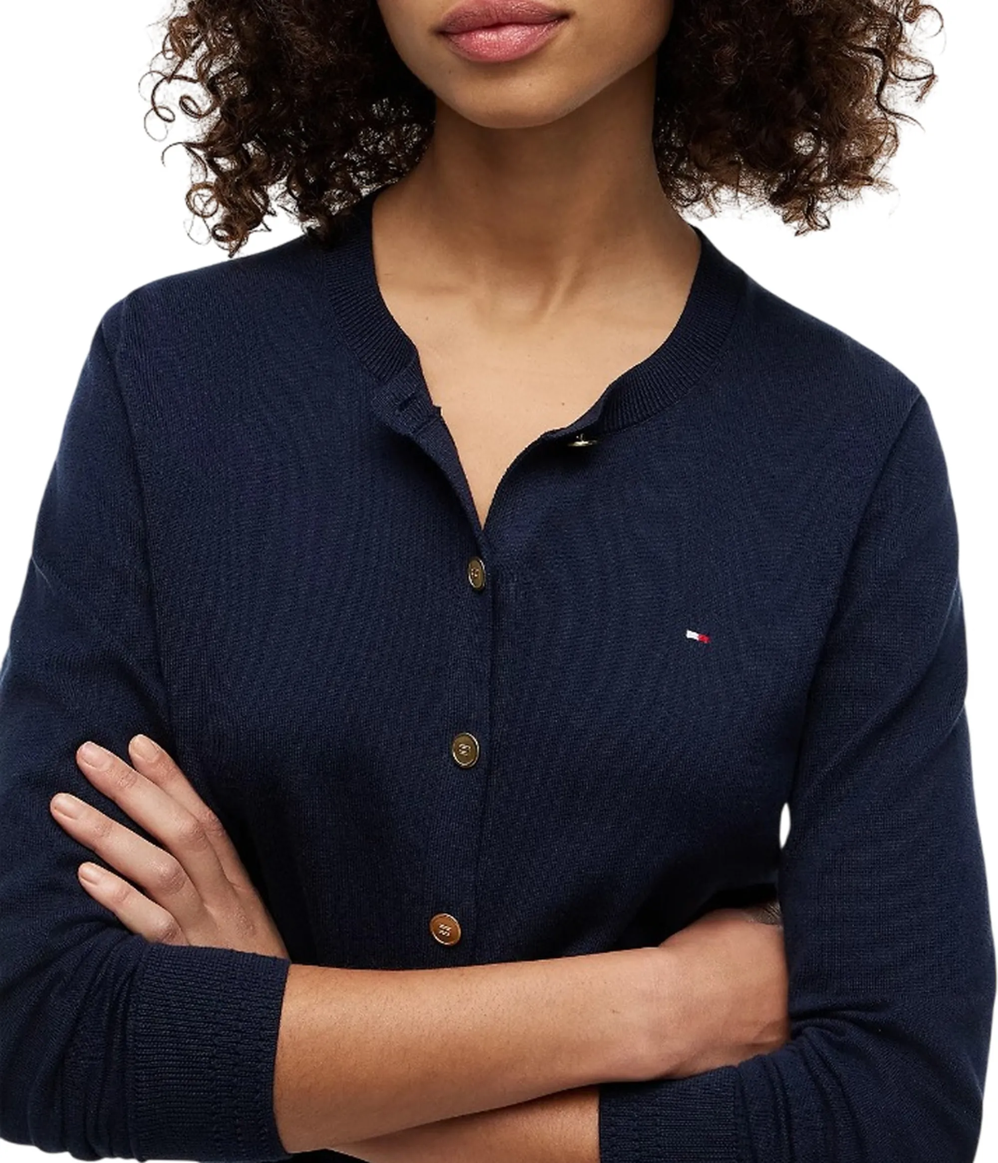 Tommy Hilfiger B'Cardigan ' Dark Blue Ww0Ww42370 185338